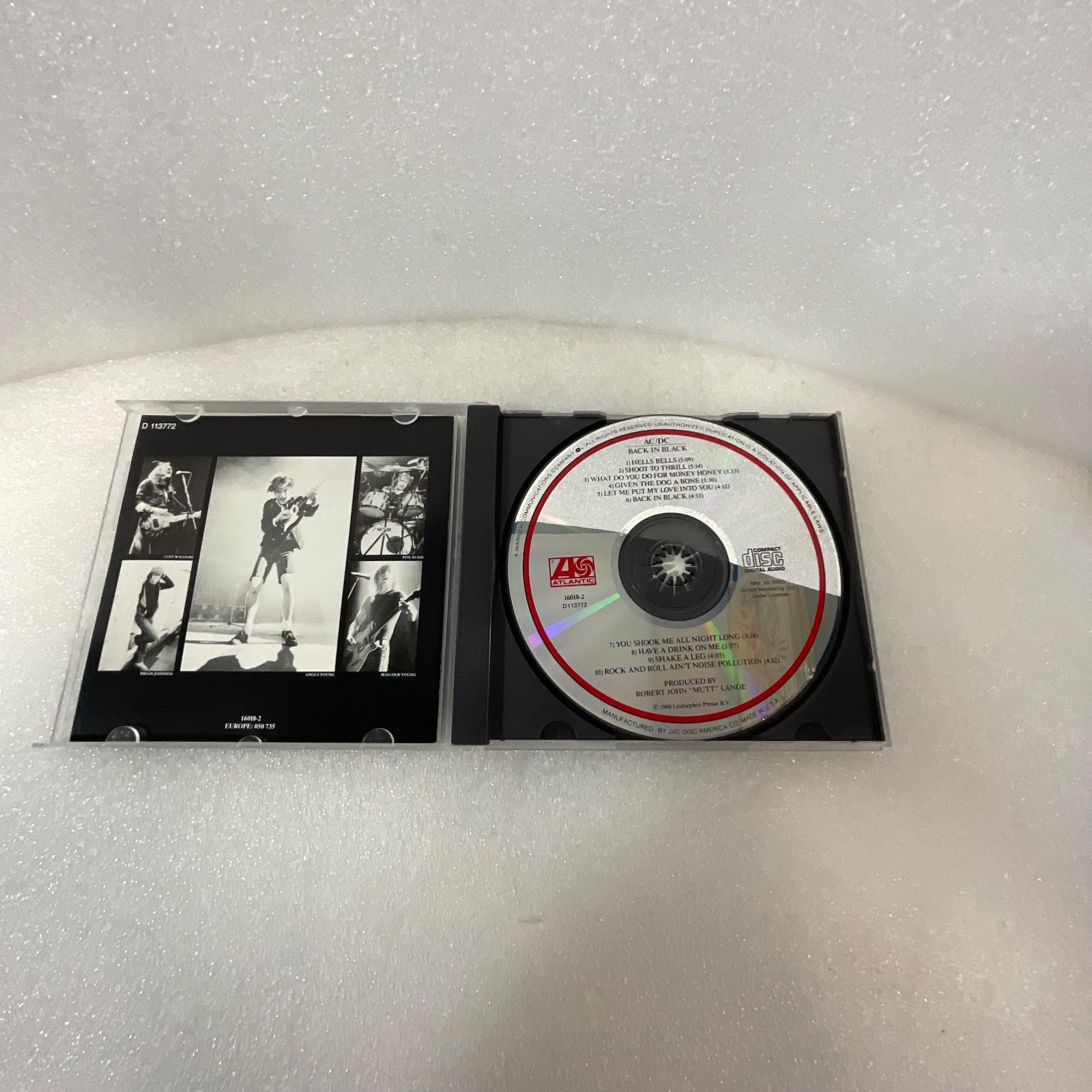AC/DC Back in Black CD Album Atlantic Records Rock Classic - Image 10