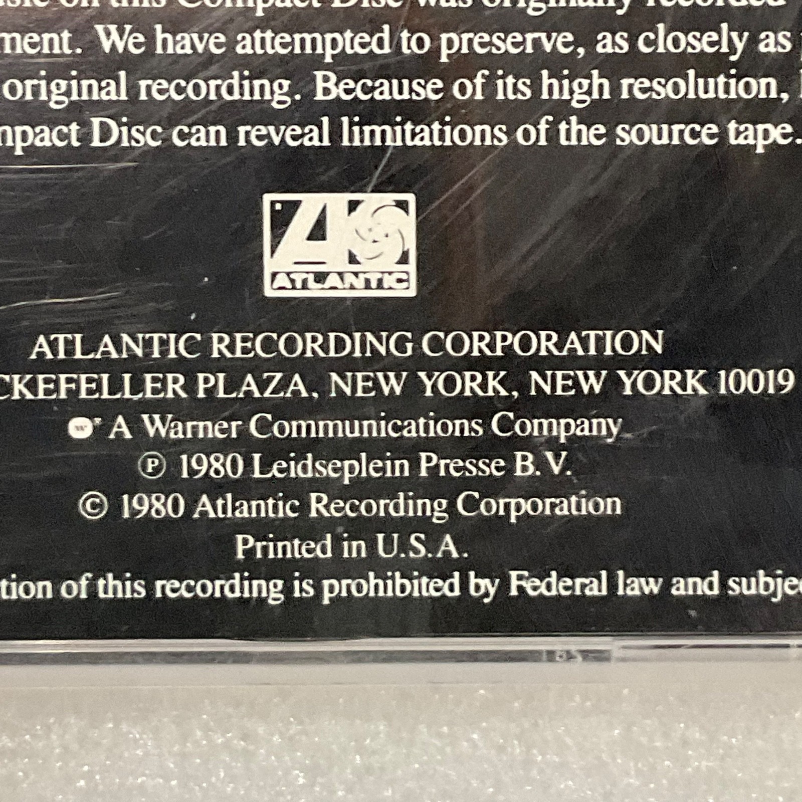 AC/DC Back in Black CD Album Atlantic Records Rock Classic - Image 15