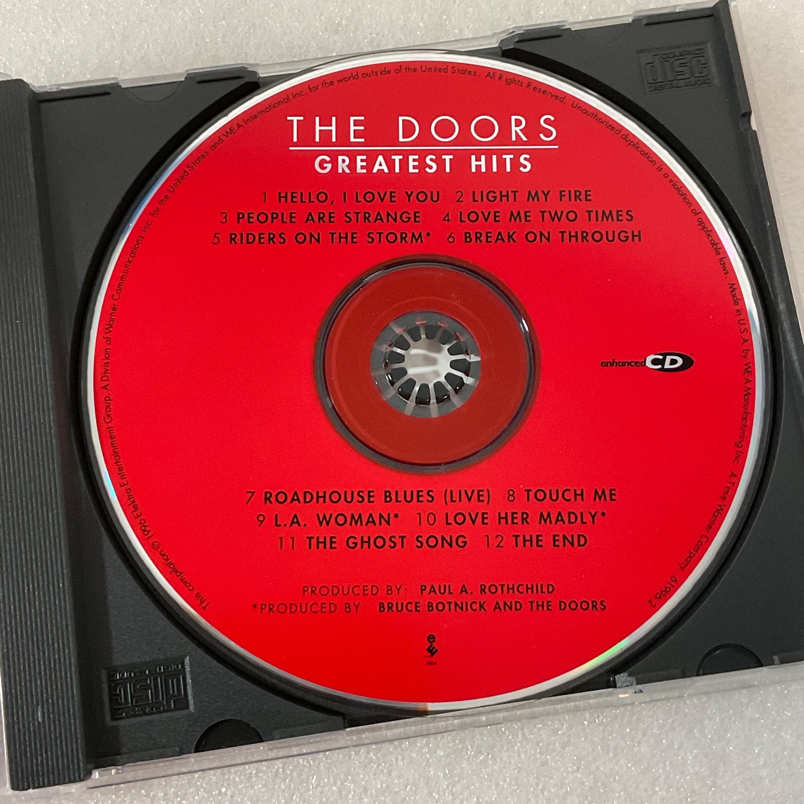 The Doors Greatest Hits CD Album Elektra 61996-2 Enhanced CD - Image 12