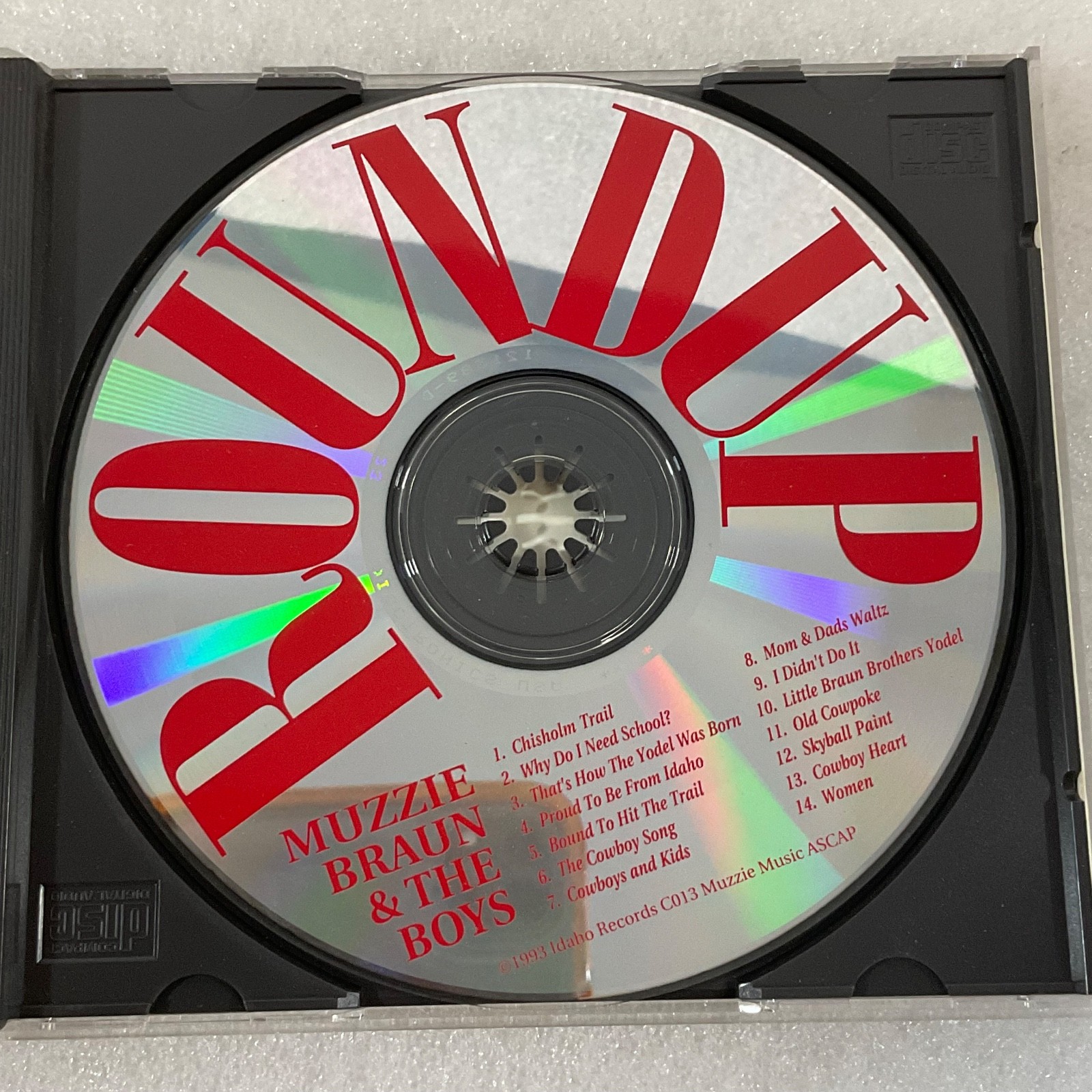 Muzzie Braun & The Boys Roundup CD 1993 Idaho Records Rare Country - Image 8