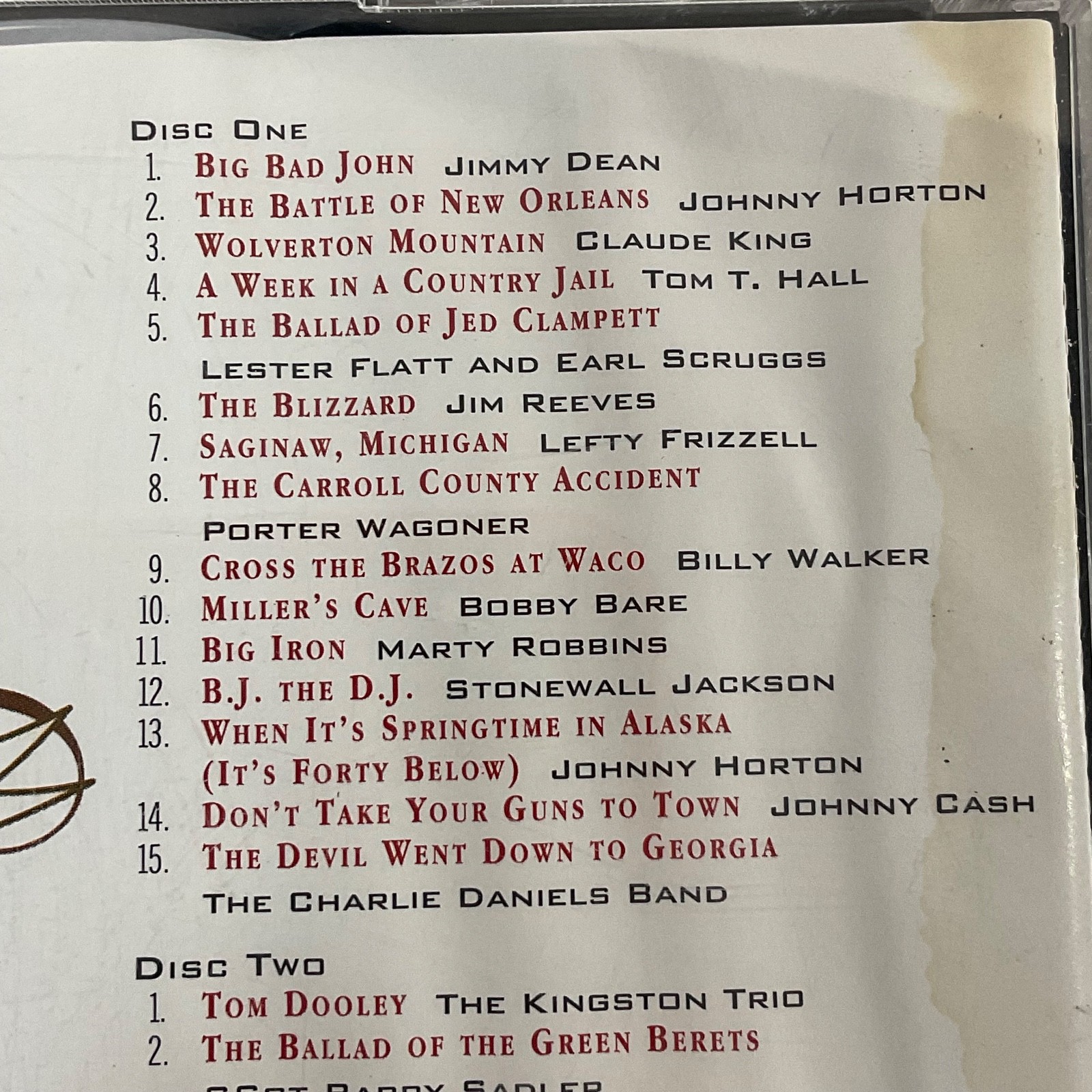 Classic Country Great Story Songs 2 CD Set Time Life Compilation - Image 8