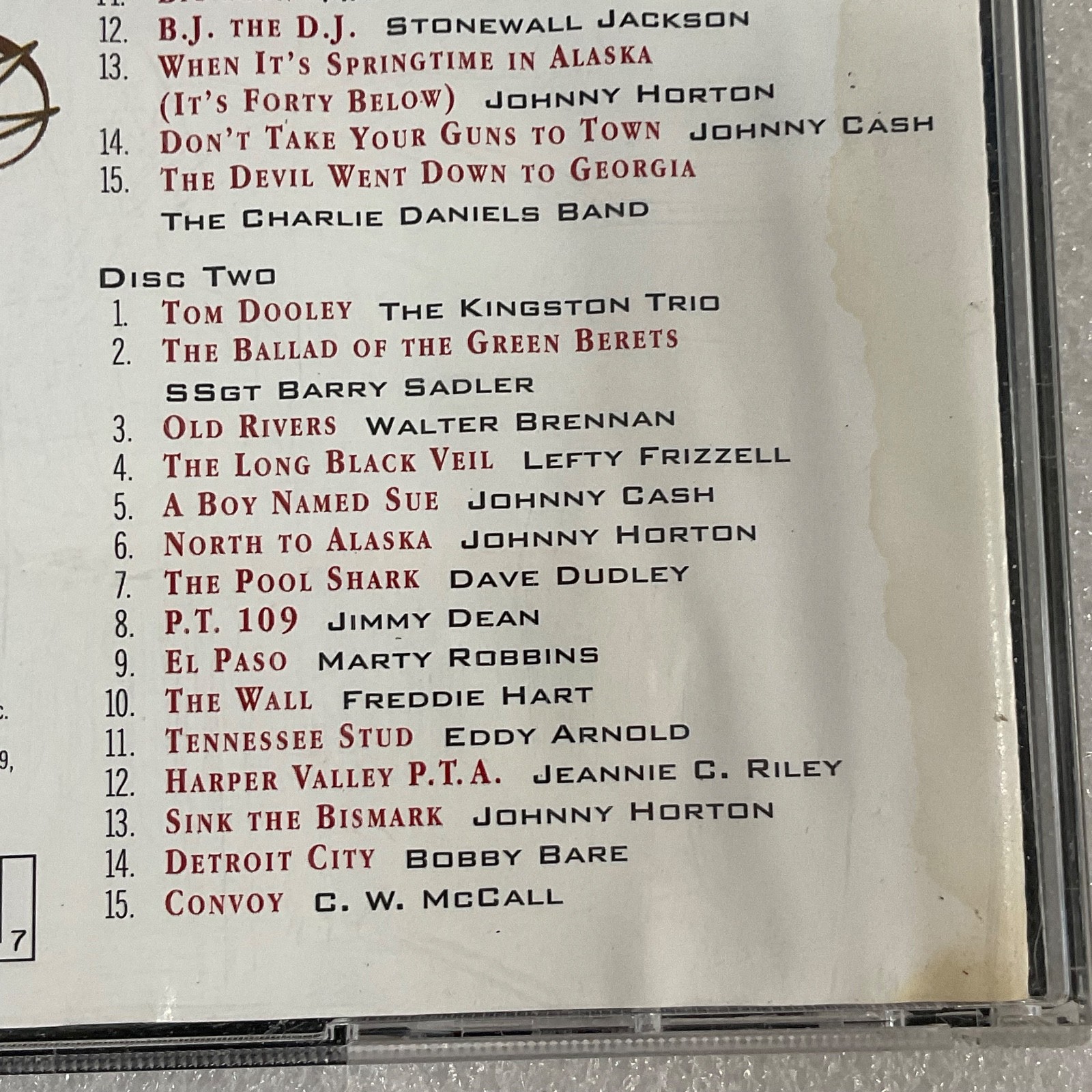 Classic Country Great Story Songs 2 CD Set Time Life Compilation - Image 9