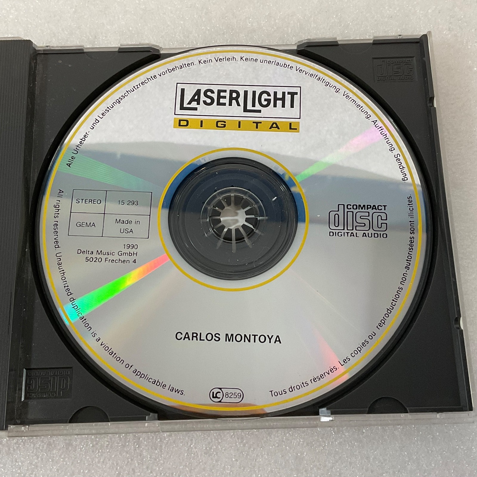 Carlos Montoya Flamenco Direct CD 1990 LaserLight Audiophile Recording - Image 8