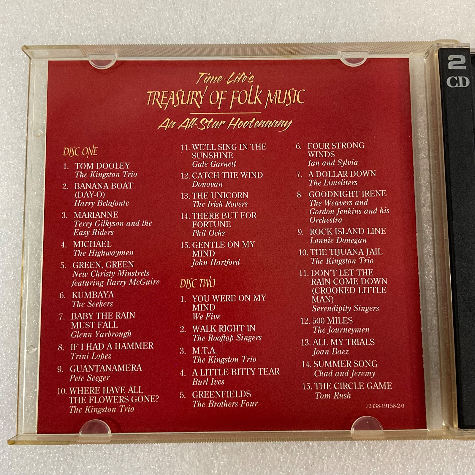 Time-Life Treasury of Folk Music Volume 1 2 CD Set Various Artists - Image 8