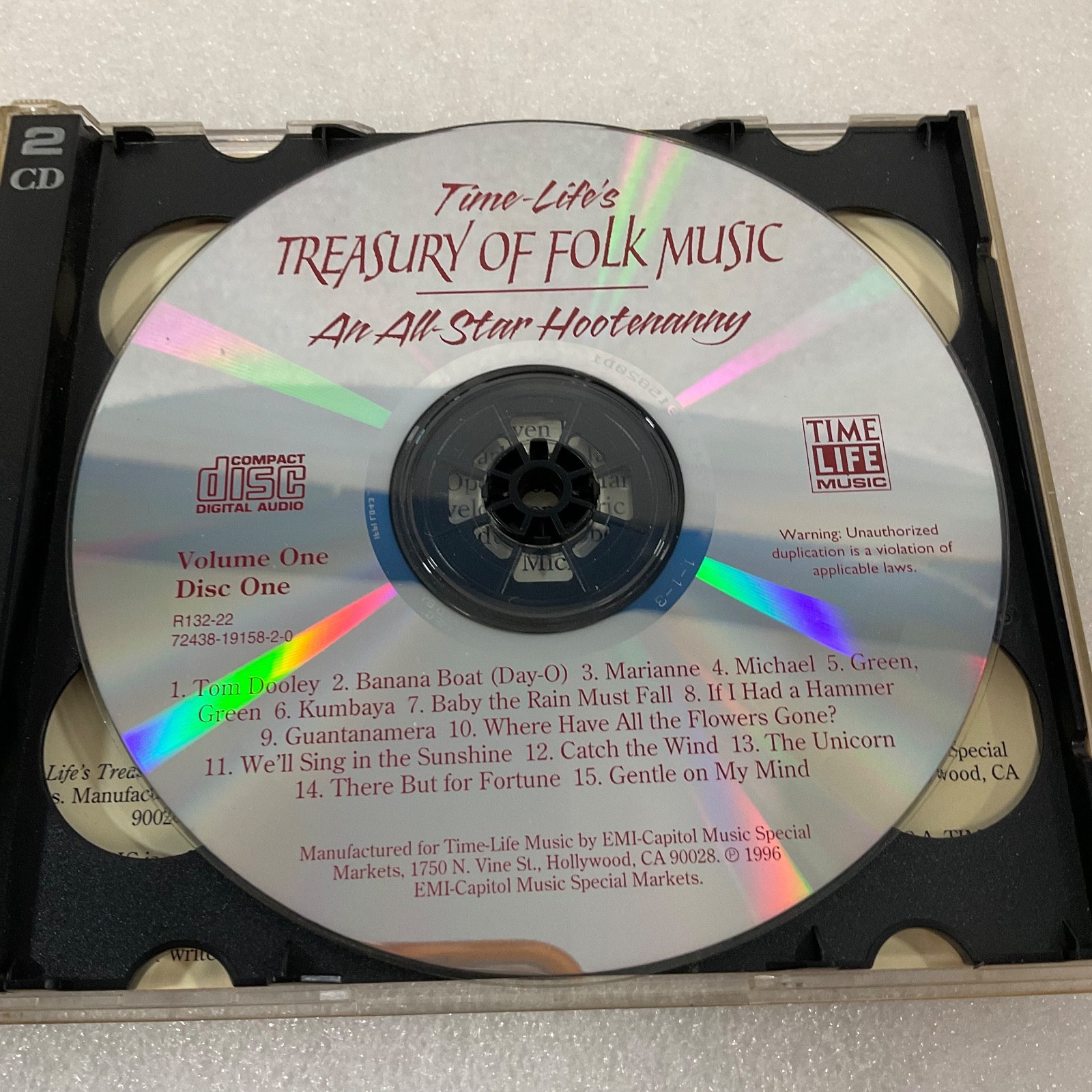Time-Life Treasury of Folk Music Volume 1 2 CD Set Various Artists - Image 9