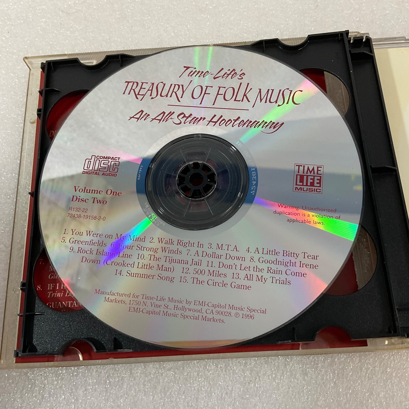 Time-Life Treasury of Folk Music Volume 1 2 CD Set Various Artists - Image 11