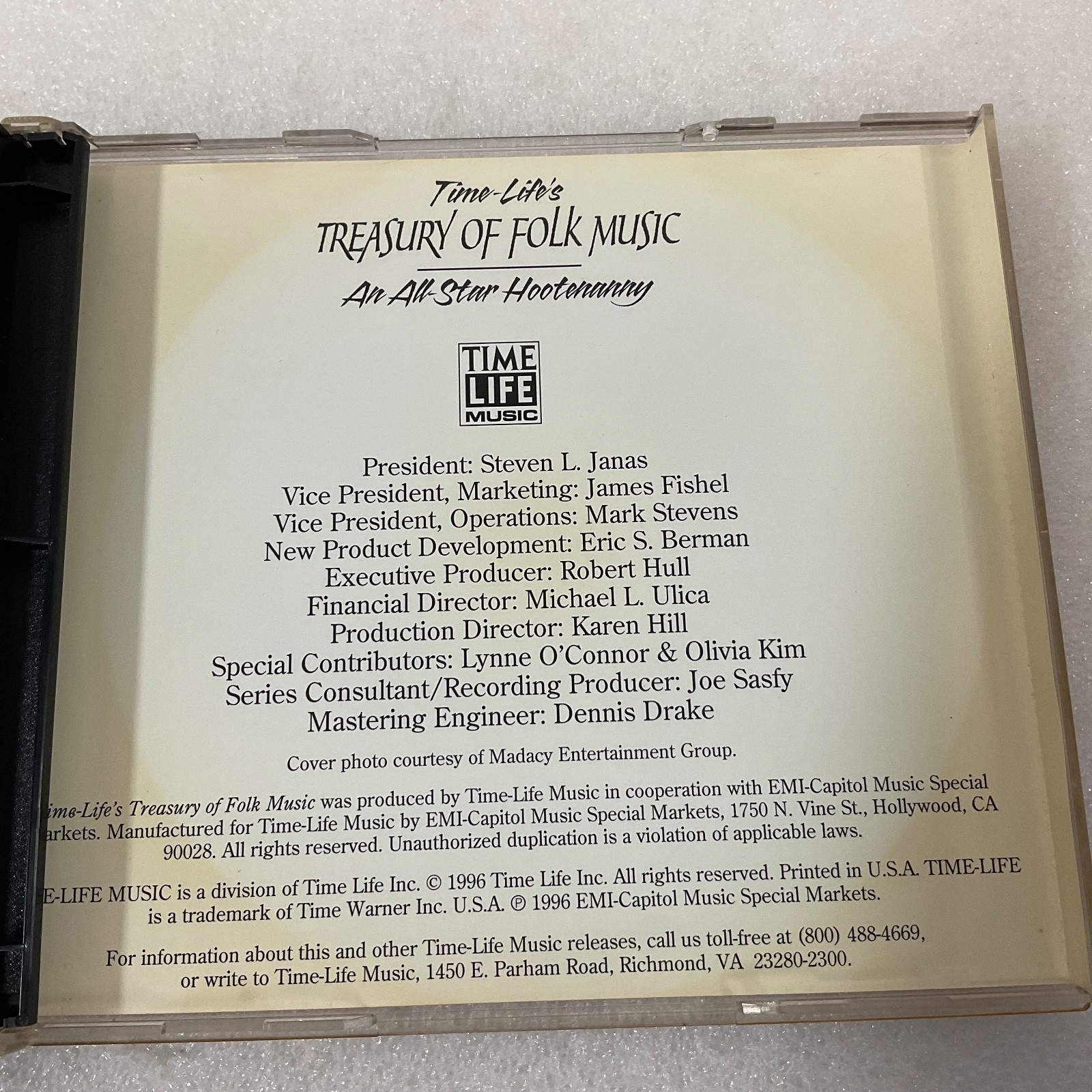 Time-Life Treasury of Folk Music Volume 1 2 CD Set Various Artists - Image 13