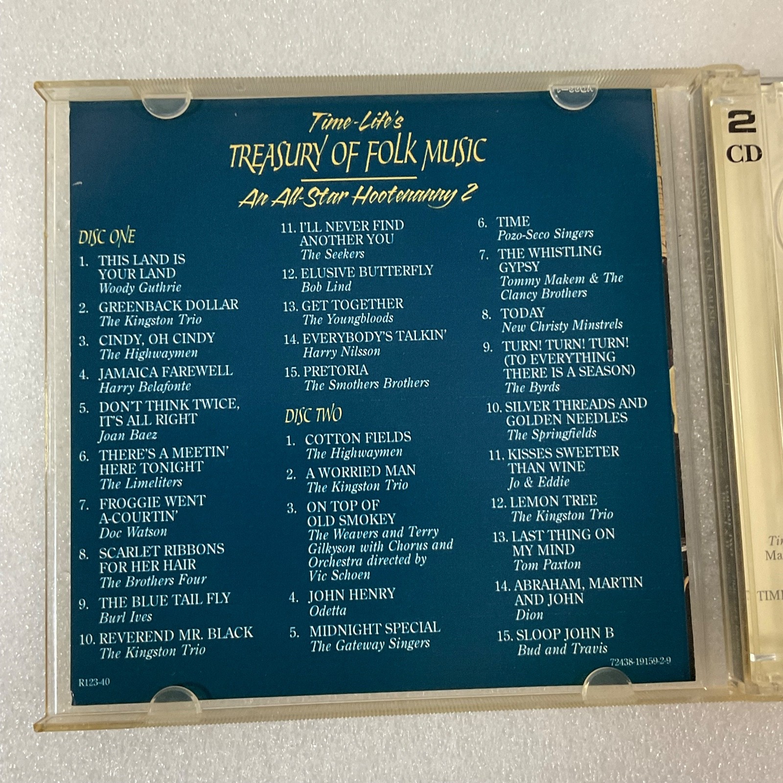 Time-Life Treasury of Folk Music Volume 2 2 CD Set An All-Star Hootenanny - Image 8