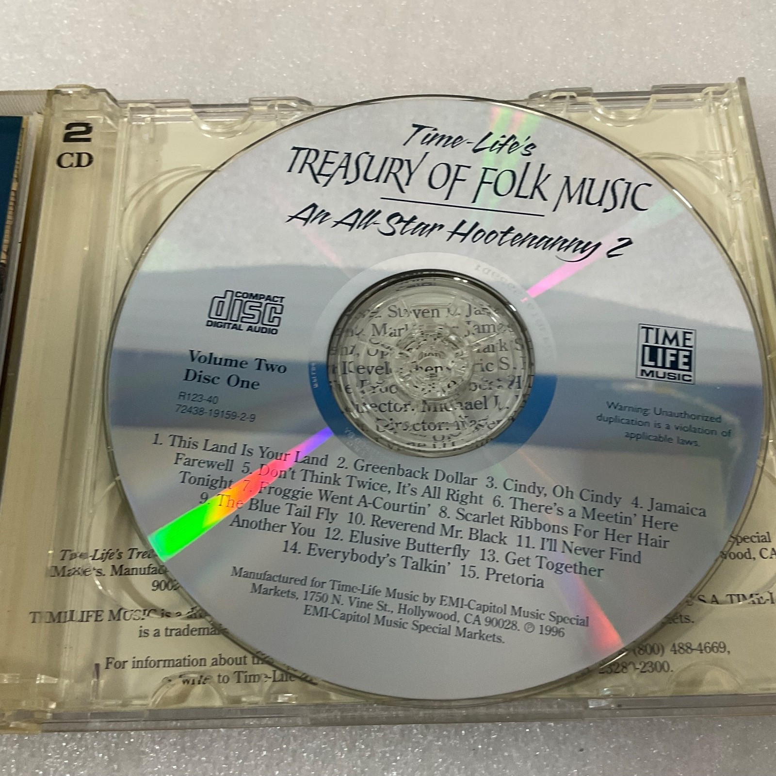 Time-Life Treasury of Folk Music Volume 2 2 CD Set An All-Star Hootenanny - Image 9