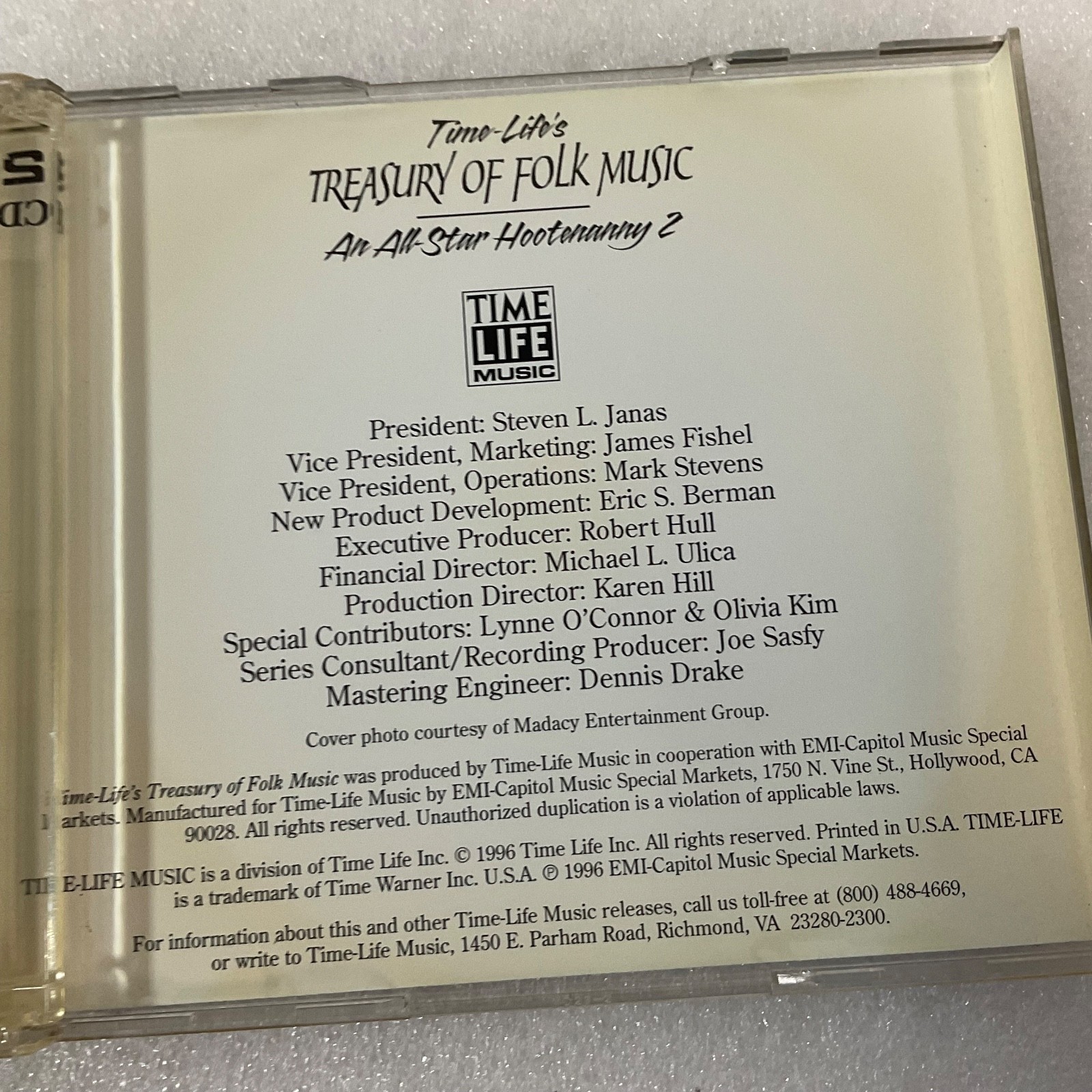Time-Life Treasury of Folk Music Volume 2 2 CD Set An All-Star Hootenanny - Image 12