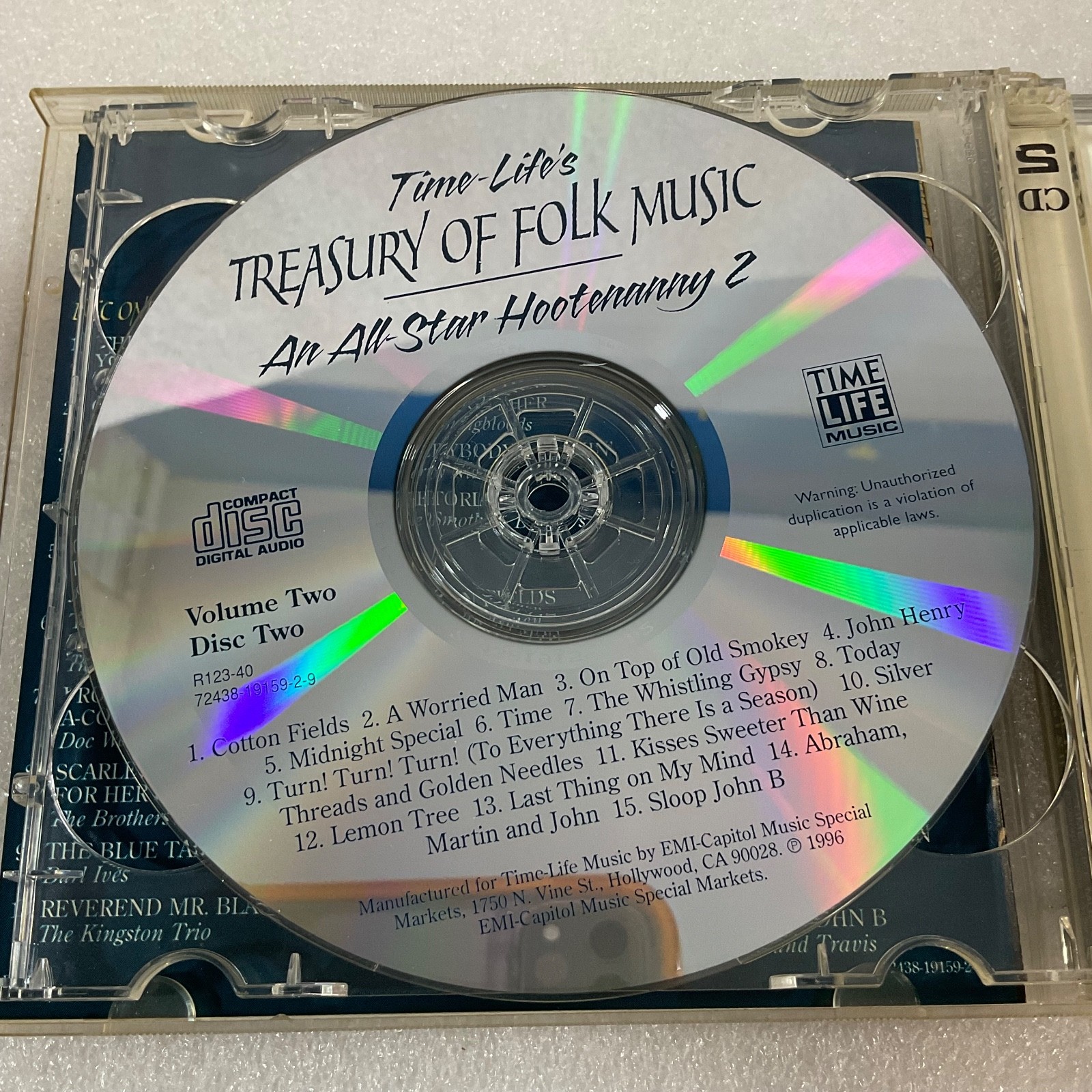 Time-Life Treasury of Folk Music Volume 2 2 CD Set An All-Star Hootenanny - Image 11