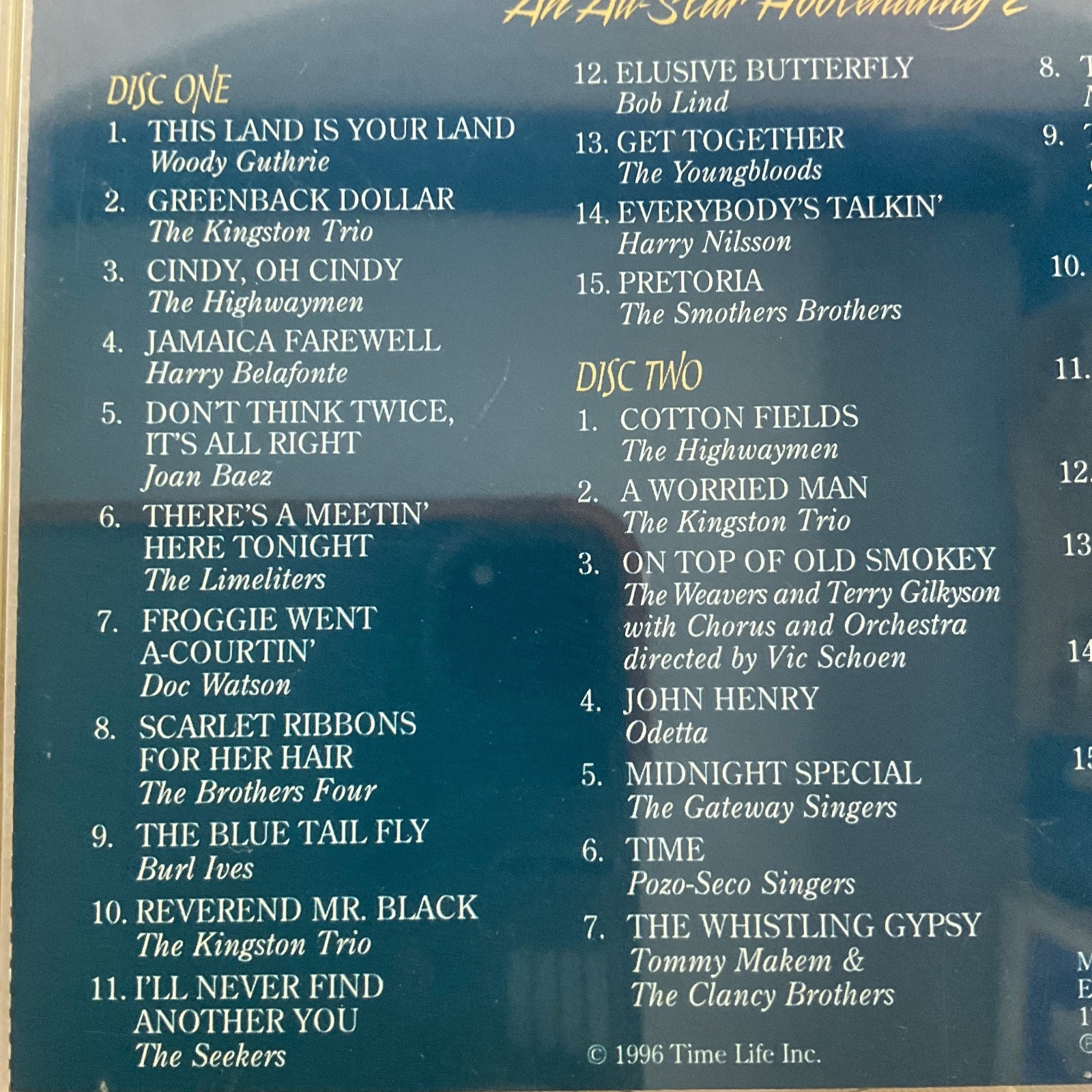 Time-Life Treasury of Folk Music Volume 2 2 CD Set An All-Star Hootenanny - Image 13
