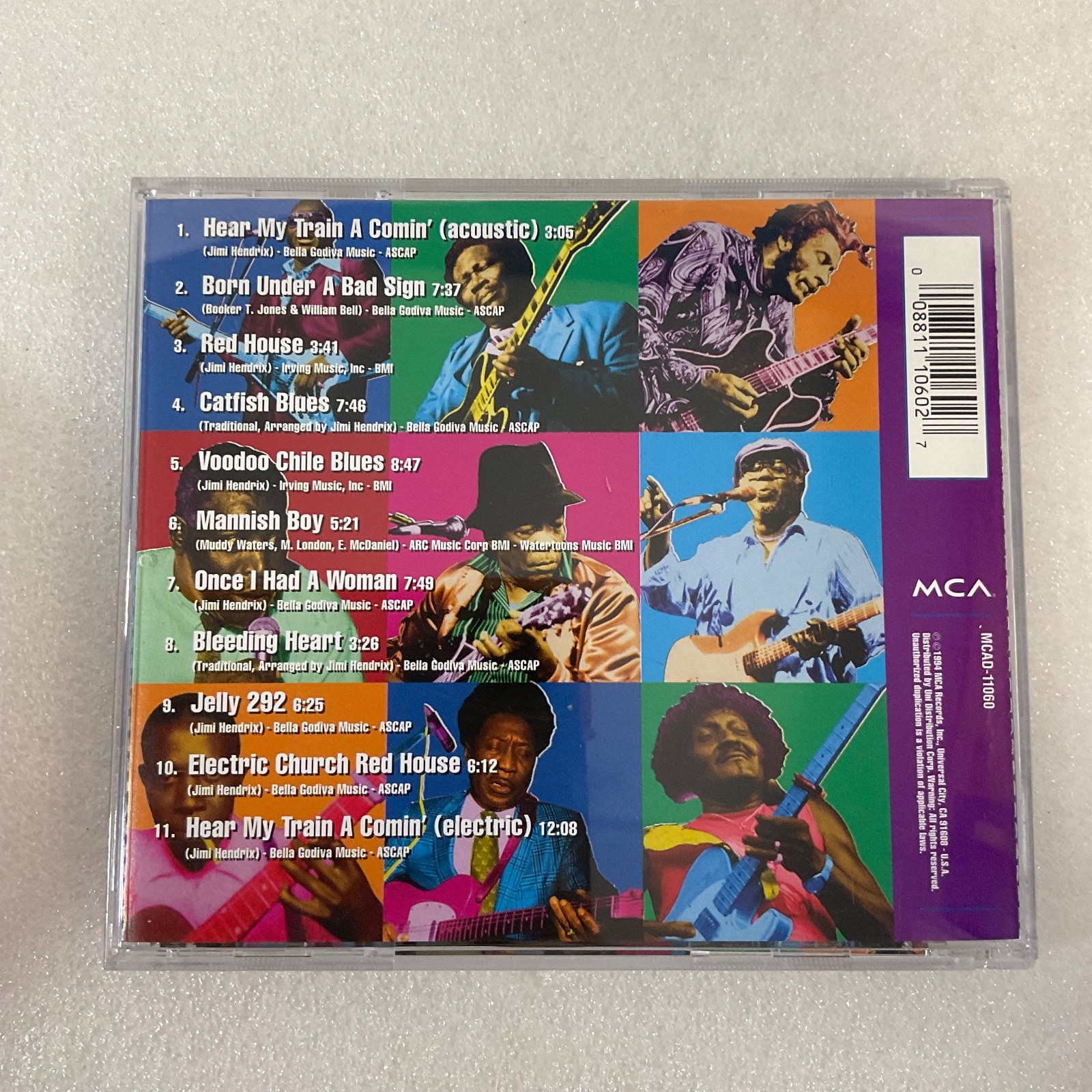 Jimi Hendrix Blues CD 1994 MCA Compilation MCAD-11060 - Image 2