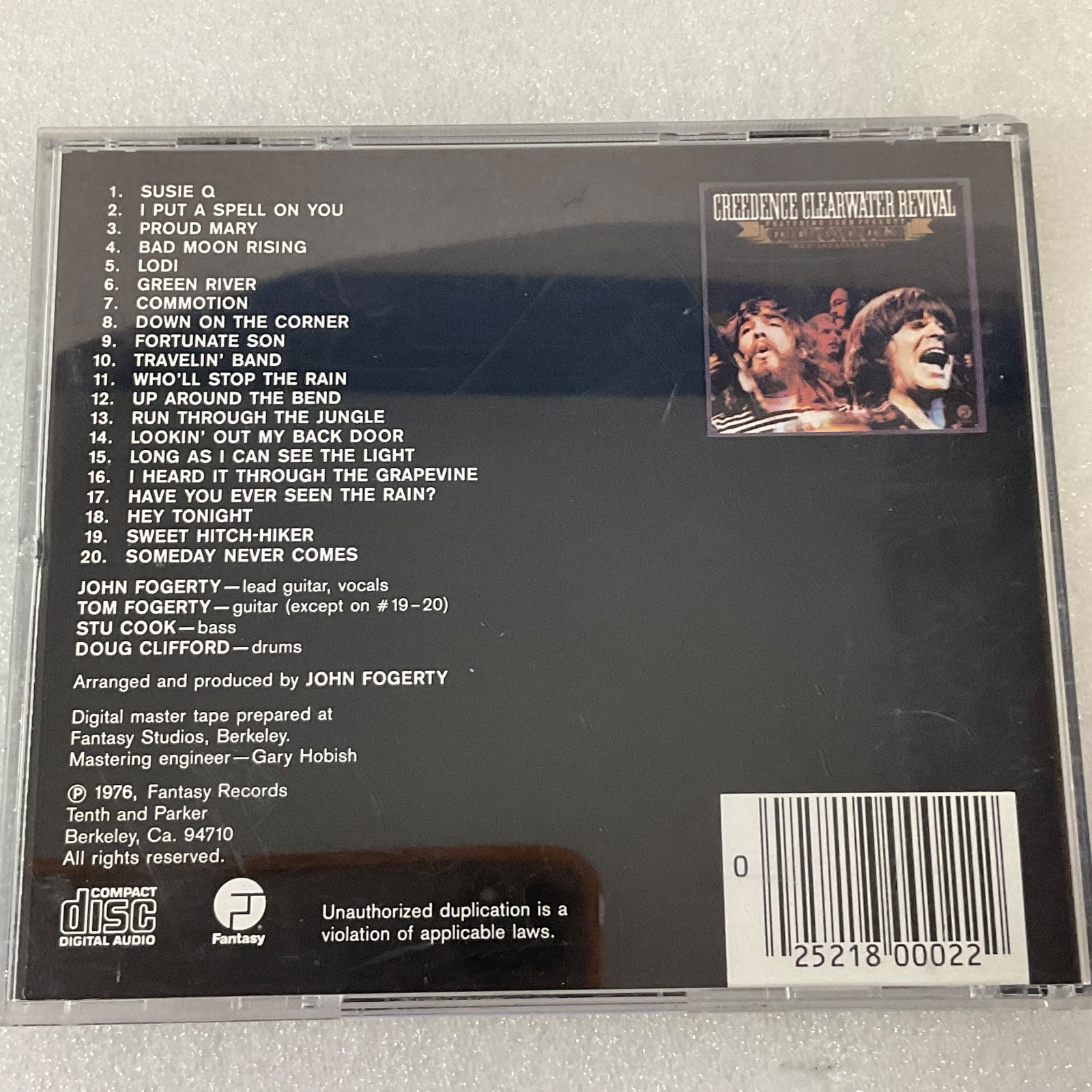 Creedence Clearwater Revival Chronicle CD The 20 Greatest Hits Fantasy - Image 2