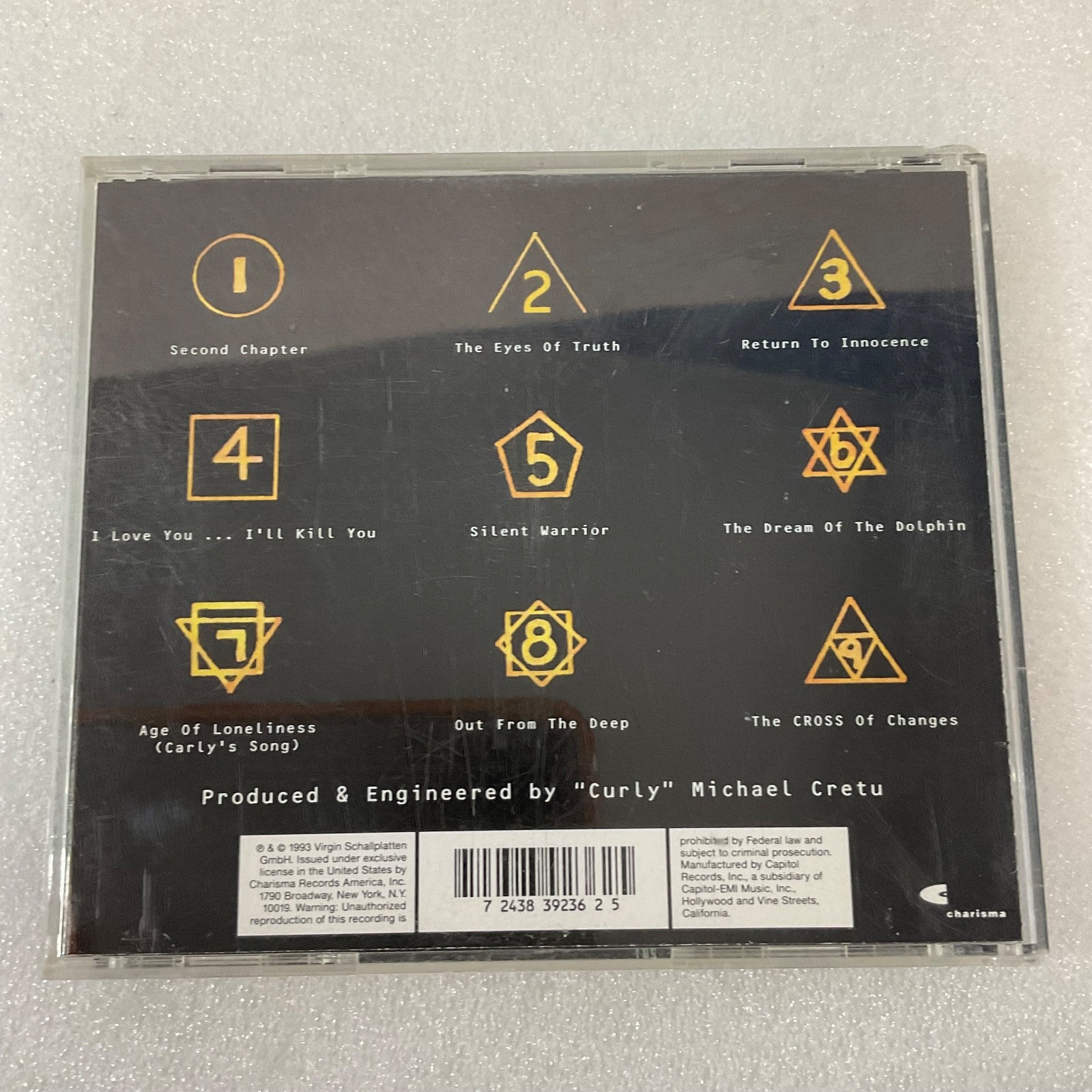 Enigma 2 The Cross of Changes CD 1993 Charisma Records - Image 2