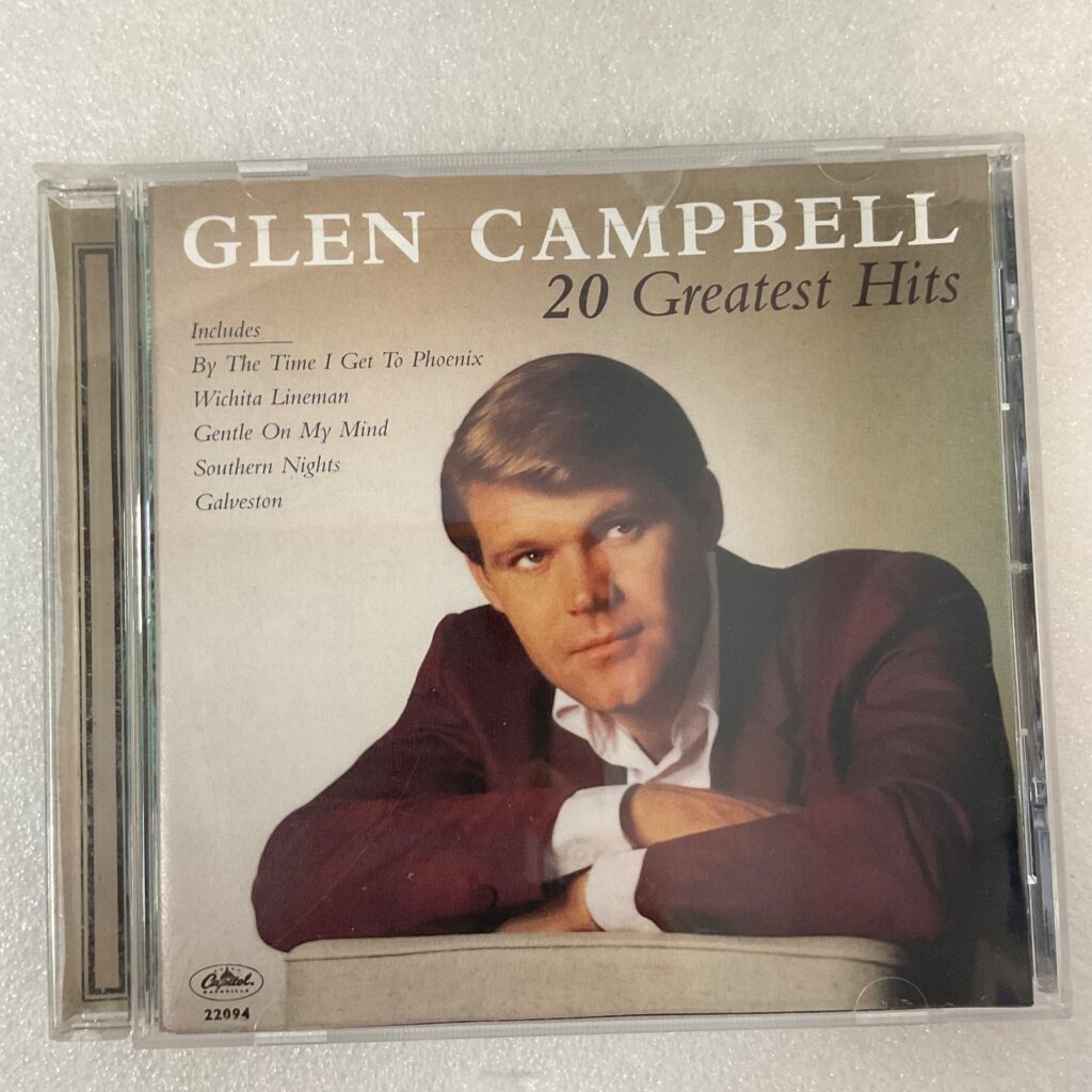 Glen Campbell 20 Greatest Hits CD Capitol Nashville 2000 HDCD Compilation - Image 1