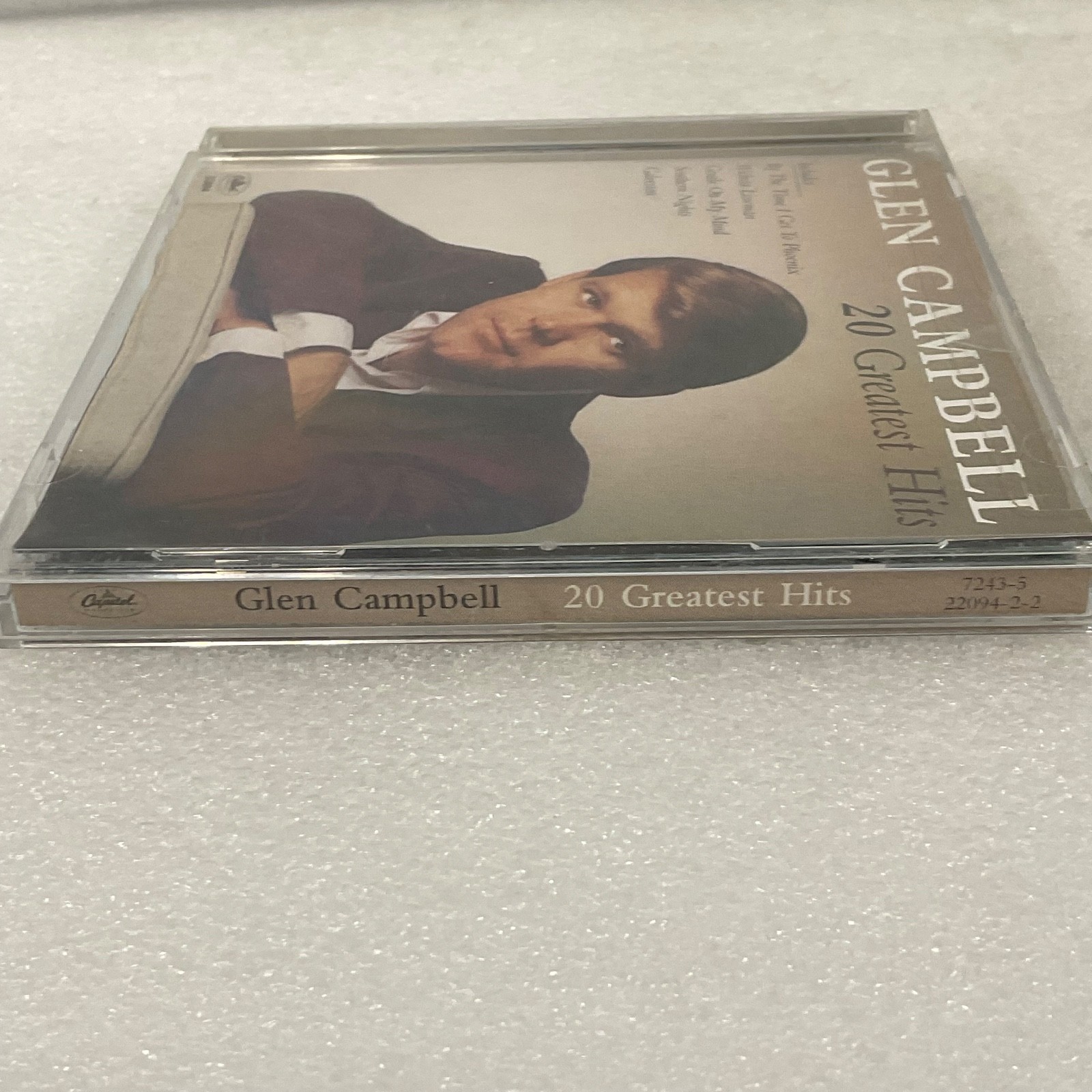 Glen Campbell 20 Greatest Hits CD Capitol Nashville 2000 HDCD Compilation - Image 5
