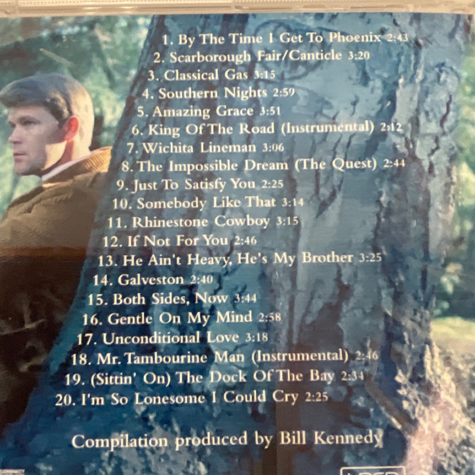 Glen Campbell 20 Greatest Hits CD Capitol Nashville 2000 HDCD Compilation - Image 8