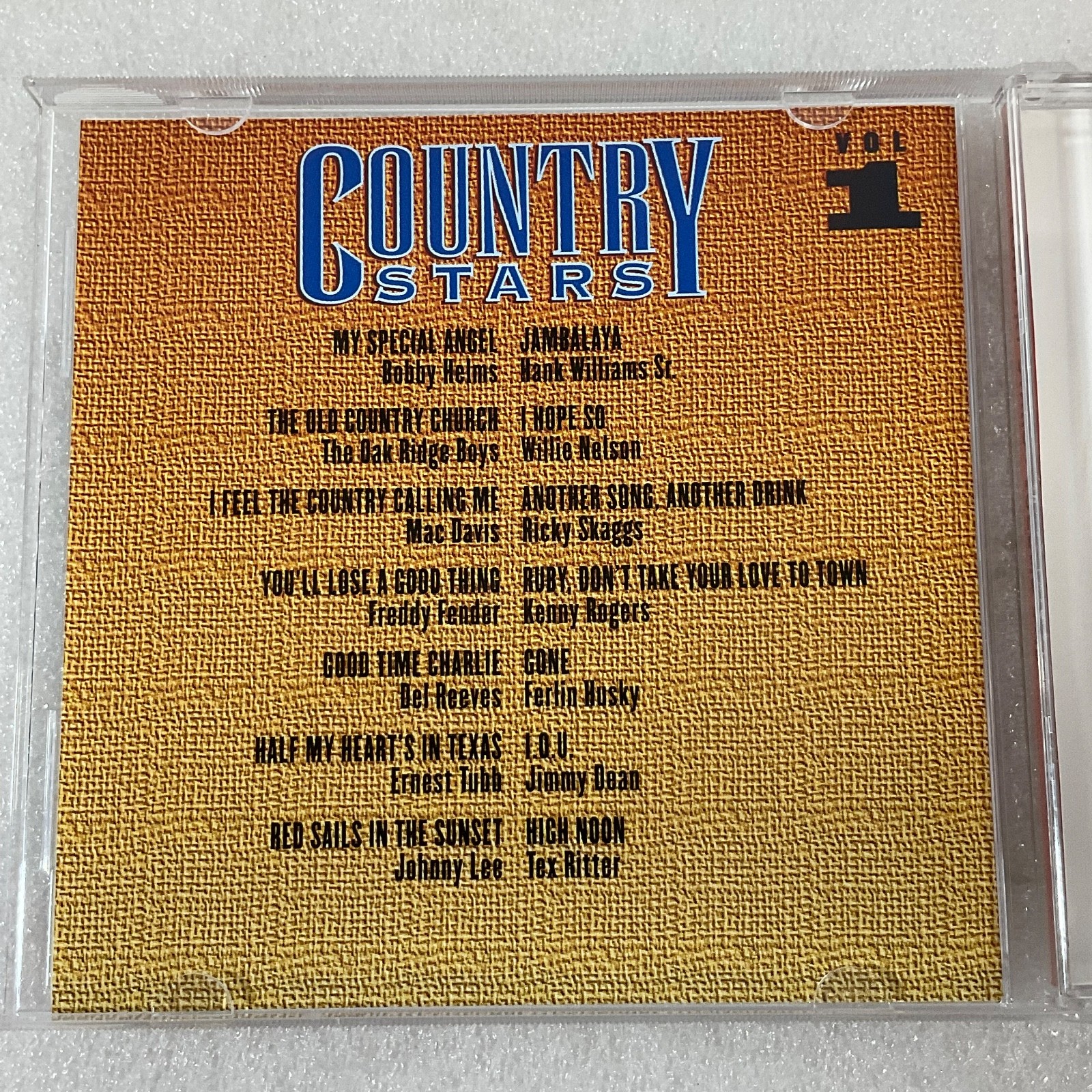 Country Stars Volume One CD 1996 Various Artists 15 Original Hits - Image 8