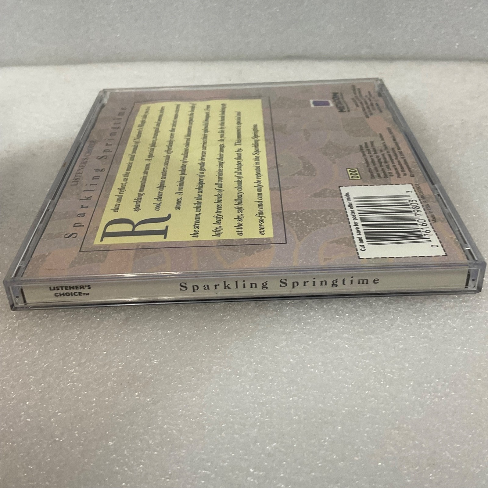 Sparkling Springtime CD Listener’s Choice Metacom 1993 Nature Sounds Ambient - Image 5