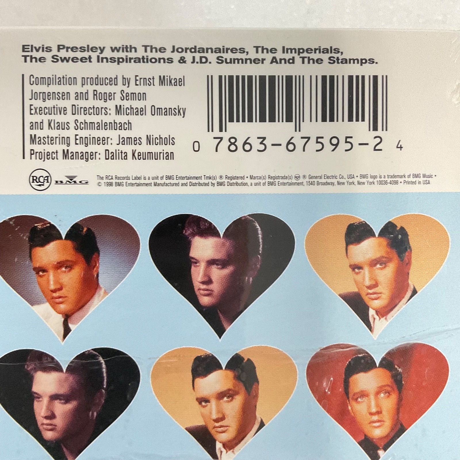 Elvis Presley Love Songs CD 1998 RCA Compilation - Image 8