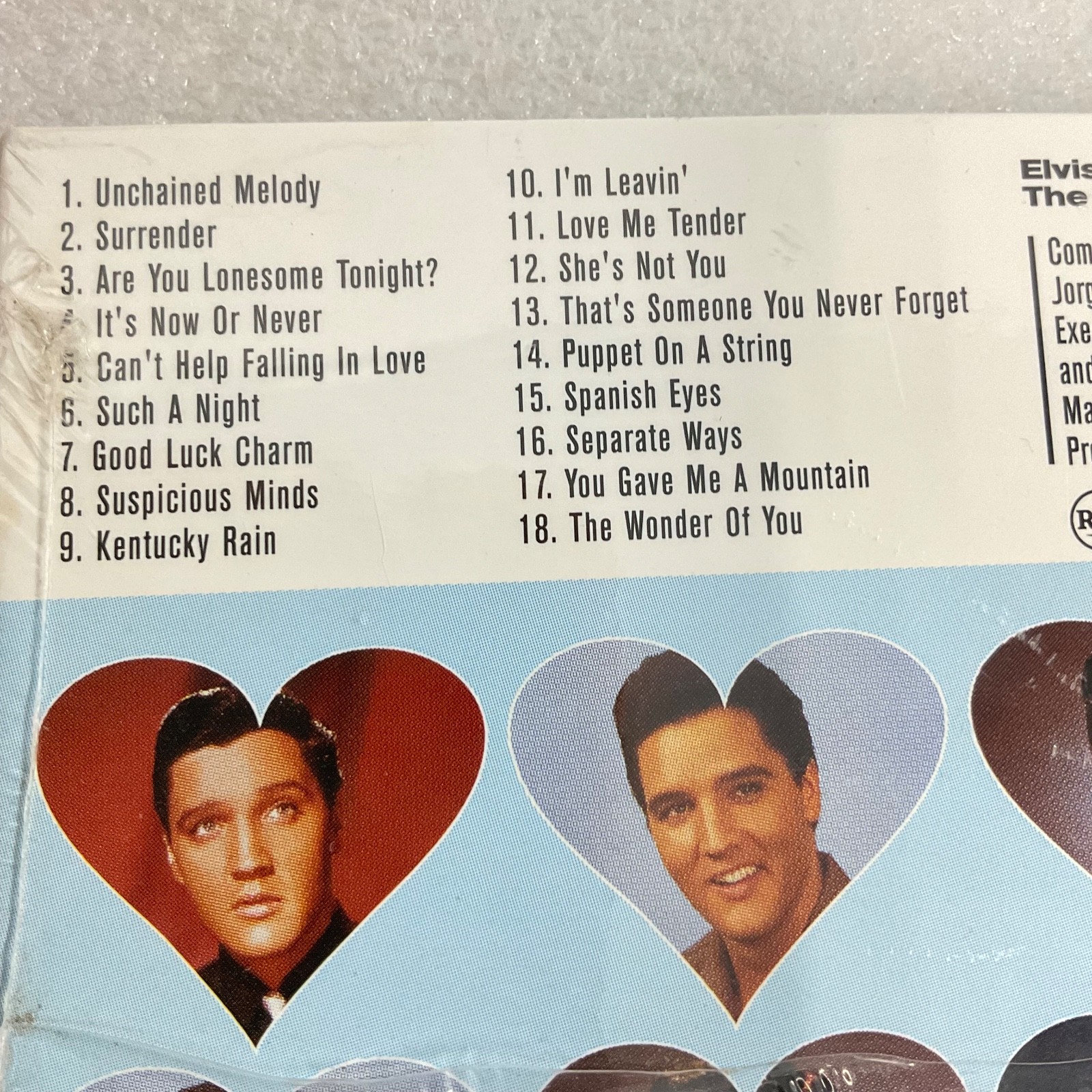 Elvis Presley Love Songs CD 1998 RCA Compilation - Image 9