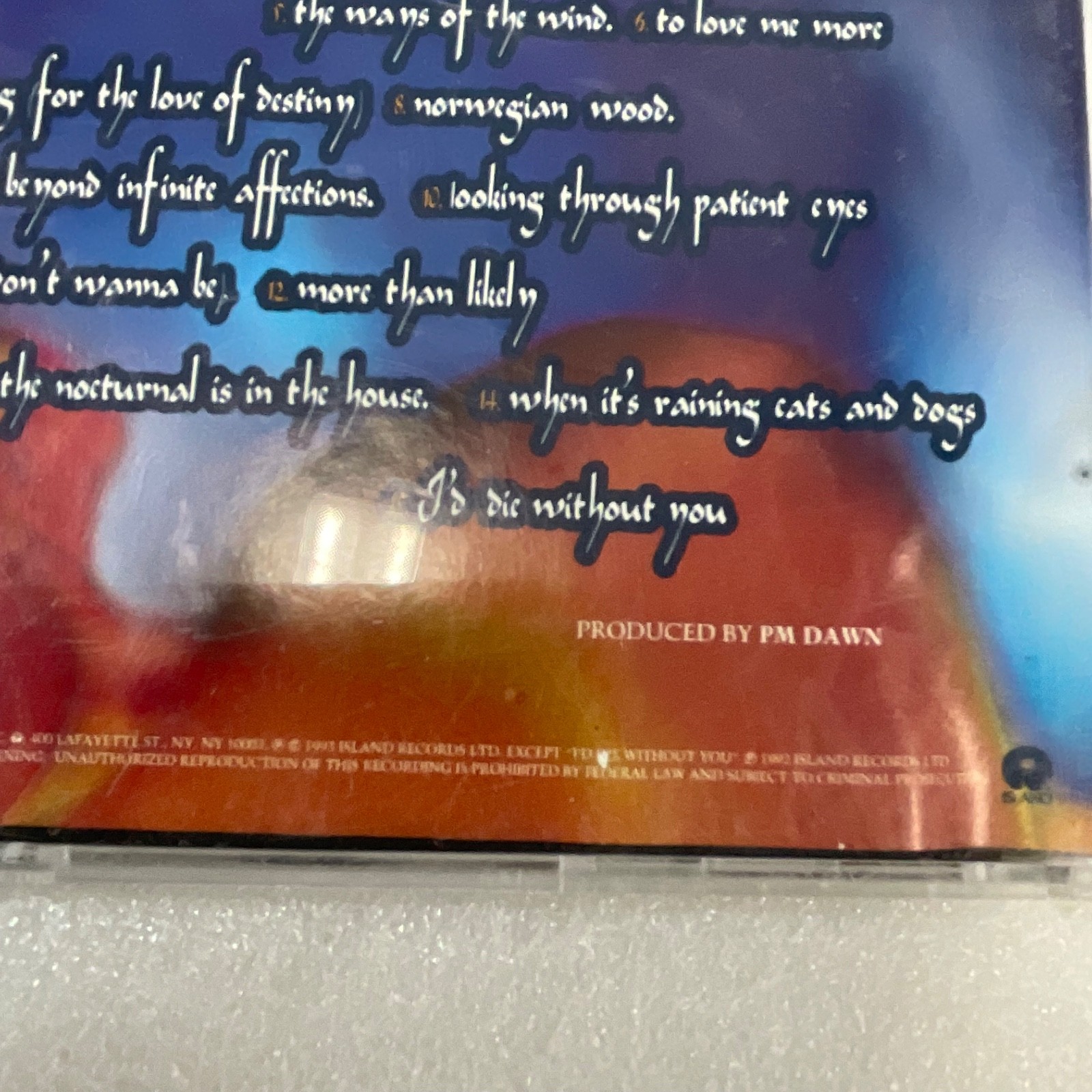 PM Dawn The Bliss Album CD 1993 Gee Street Island Records - Image 13