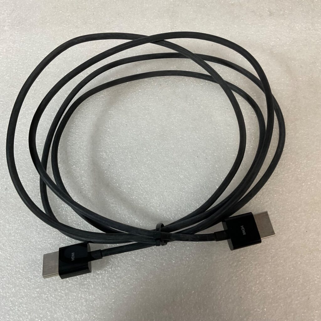 60 in HDMI Cable Male to Male Black Lightweight Video Audio Cord - Image 1