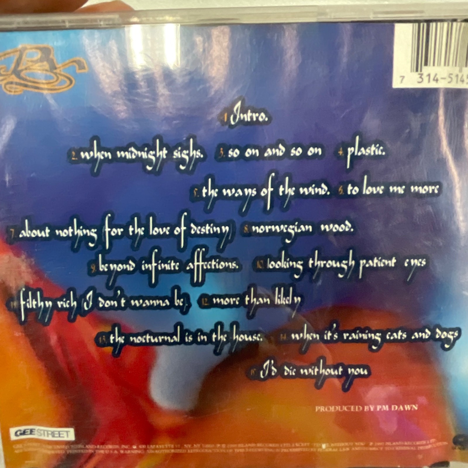 PM Dawn The Bliss Album CD 1993 Gee Street Island Records - Image 14