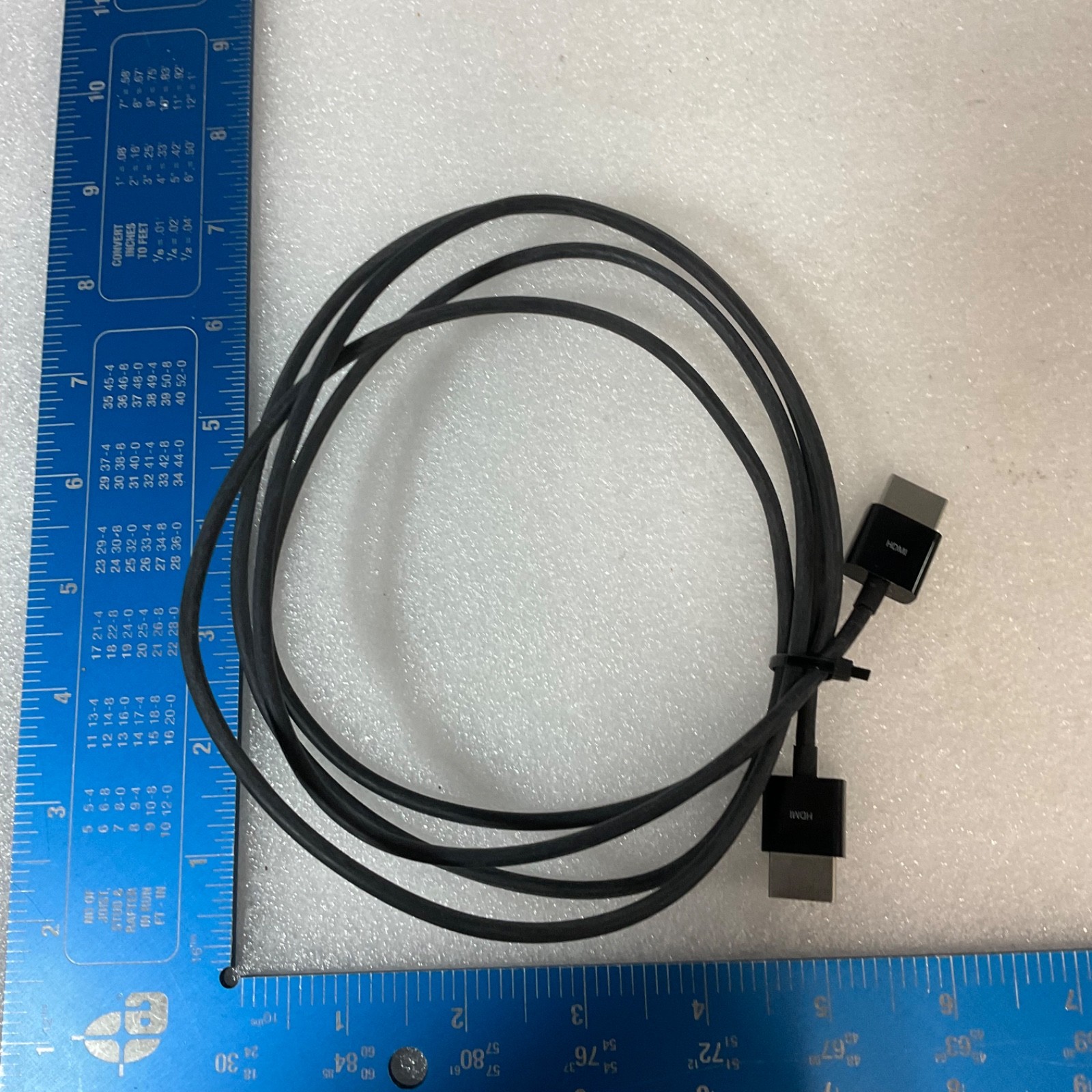 60 in HDMI Cable Male to Male Black Lightweight Video Audio Cord - Image 4