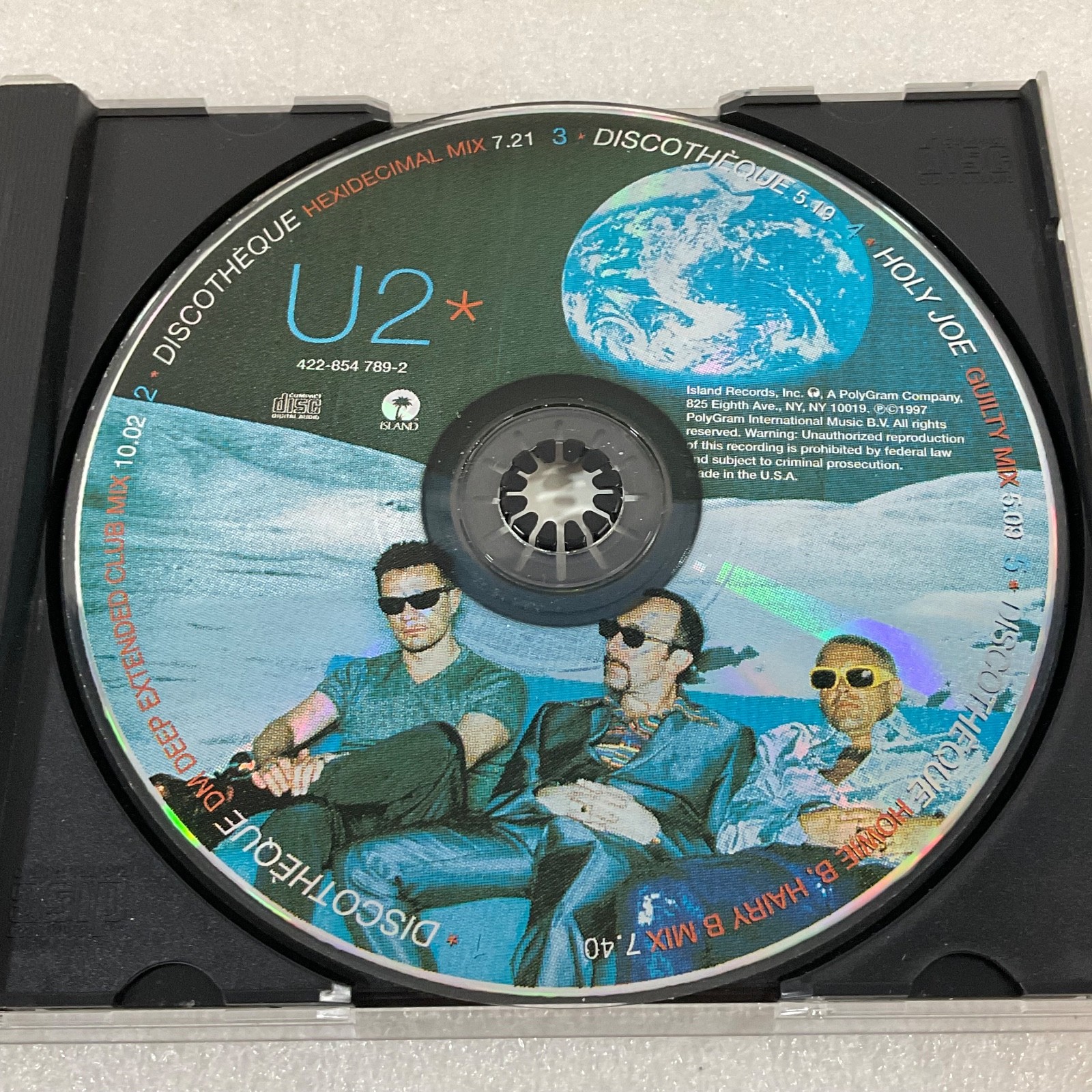 U2 Discotheque CD Single 1997 Island Records Remix EP - Image 10