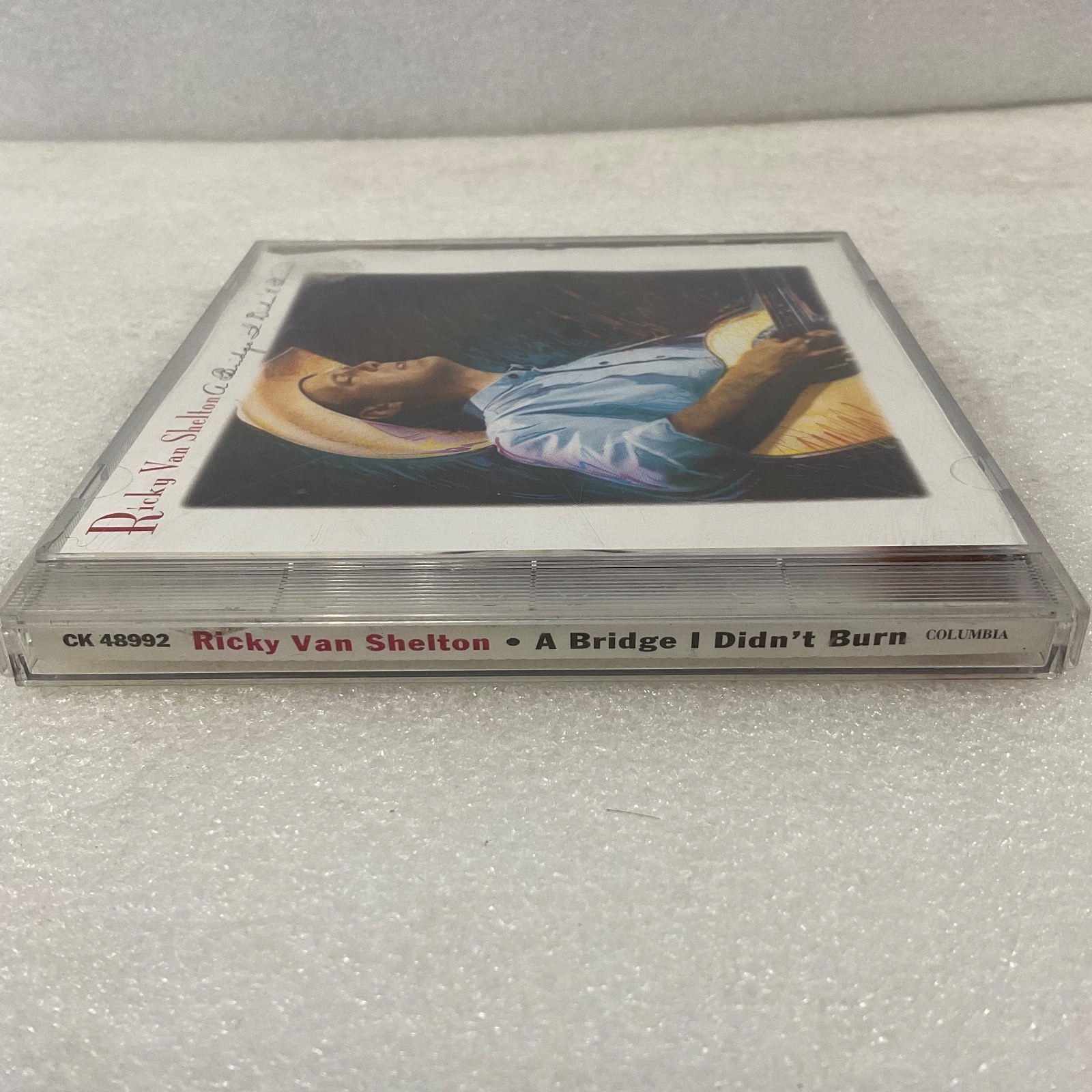 Ricky Van Shelton A Bridge I Didn't Burn CD 1993 Columbia Country Album - Image 3