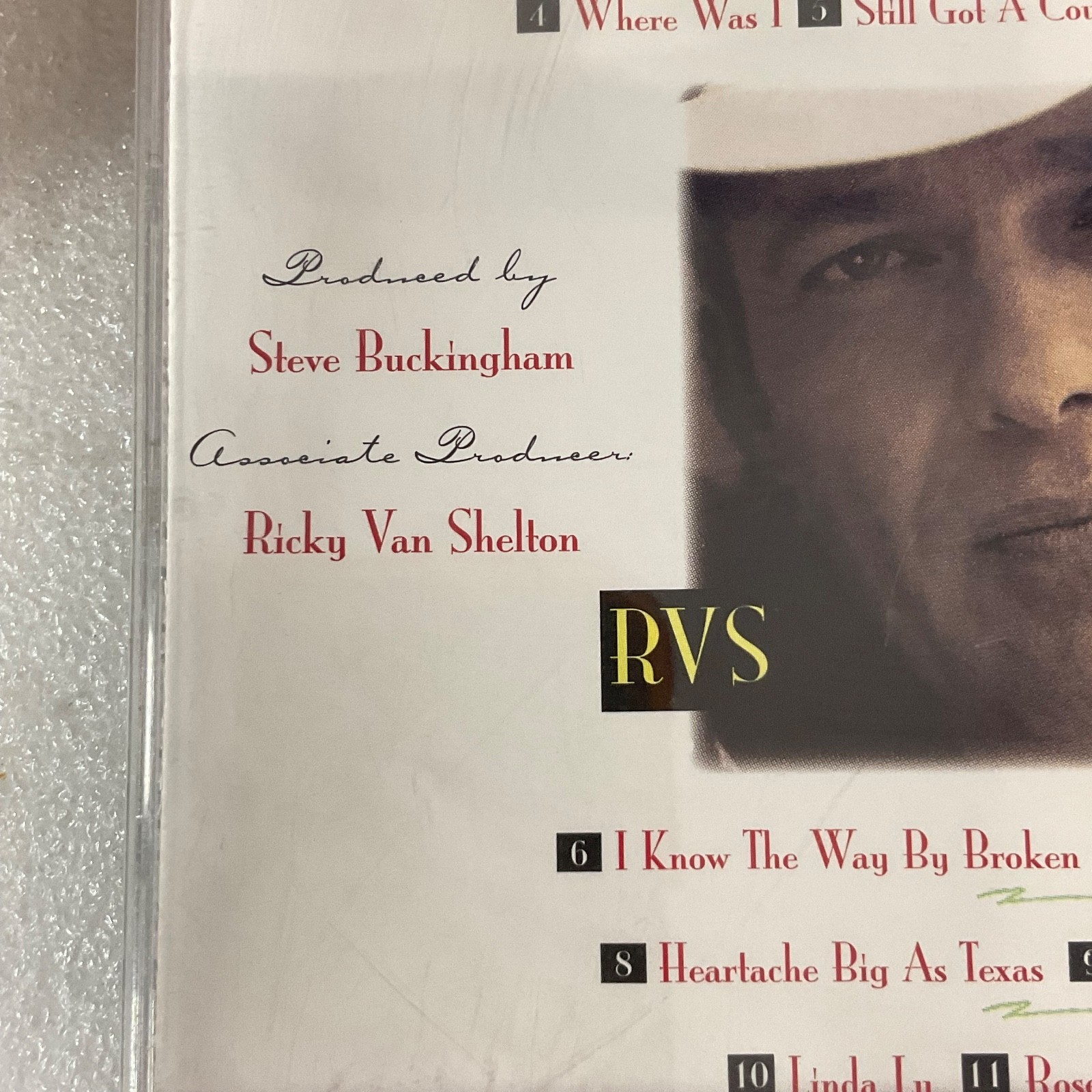 Ricky Van Shelton A Bridge I Didn't Burn CD 1993 Columbia Country Album - Image 9