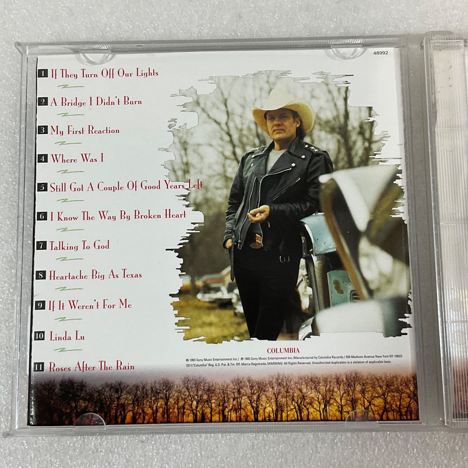 Ricky Van Shelton A Bridge I Didn't Burn CD 1993 Columbia Country Album - Image 12