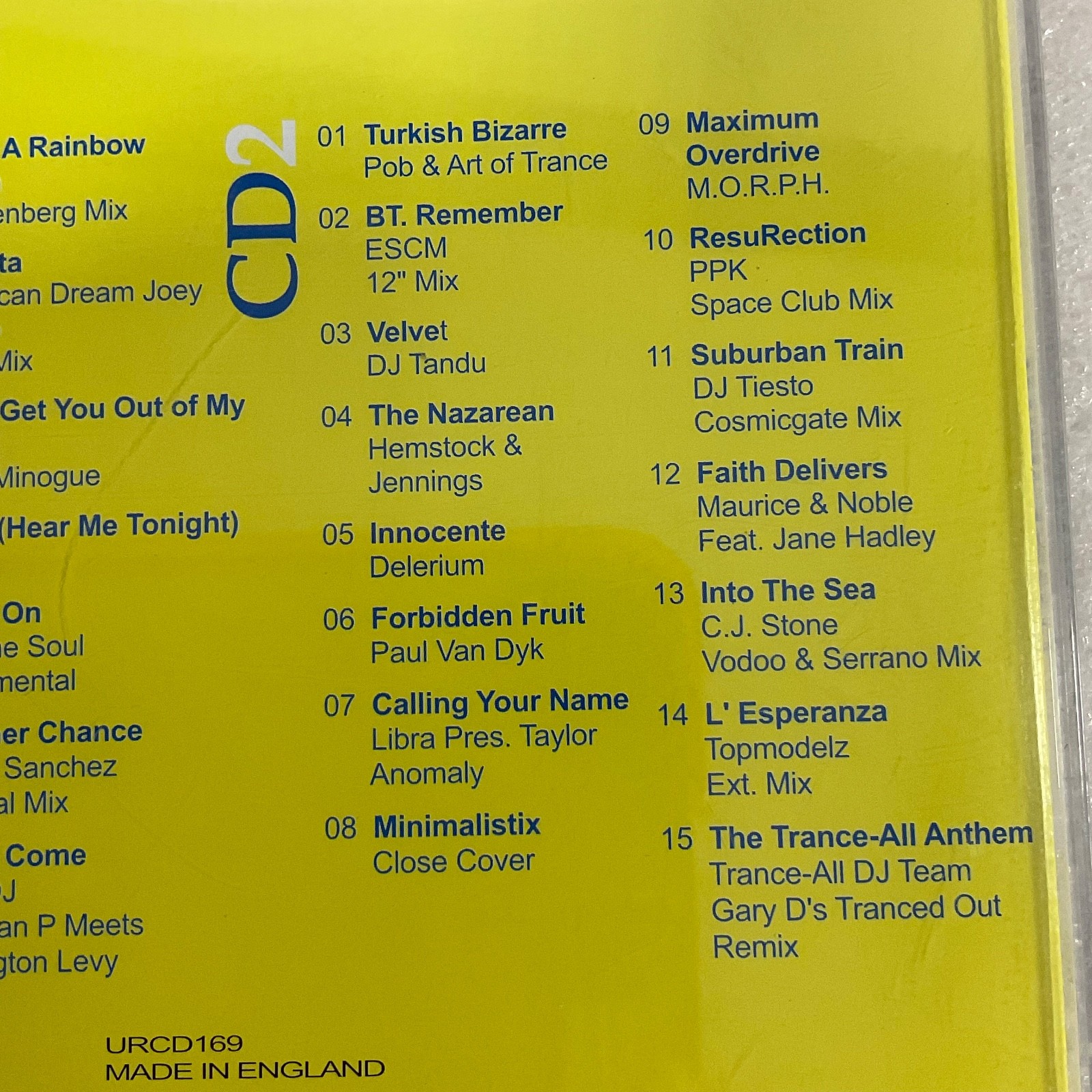 Meltdown Ibiza CD1 Only Trance Compilation 2002 Unique Records Missing Disc 2 - Image 11