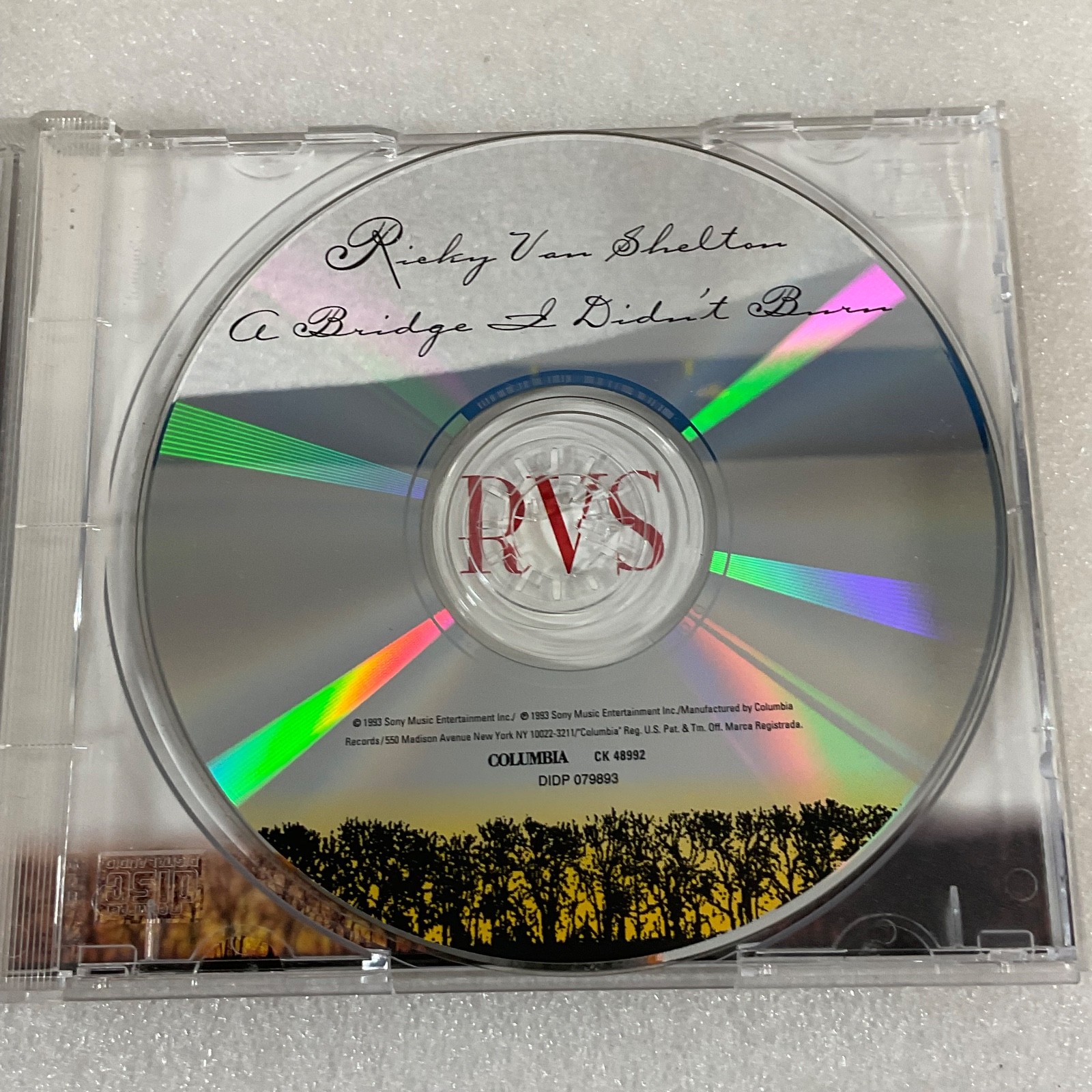Ricky Van Shelton A Bridge I Didn't Burn CD 1993 Columbia Country Album - Image 13