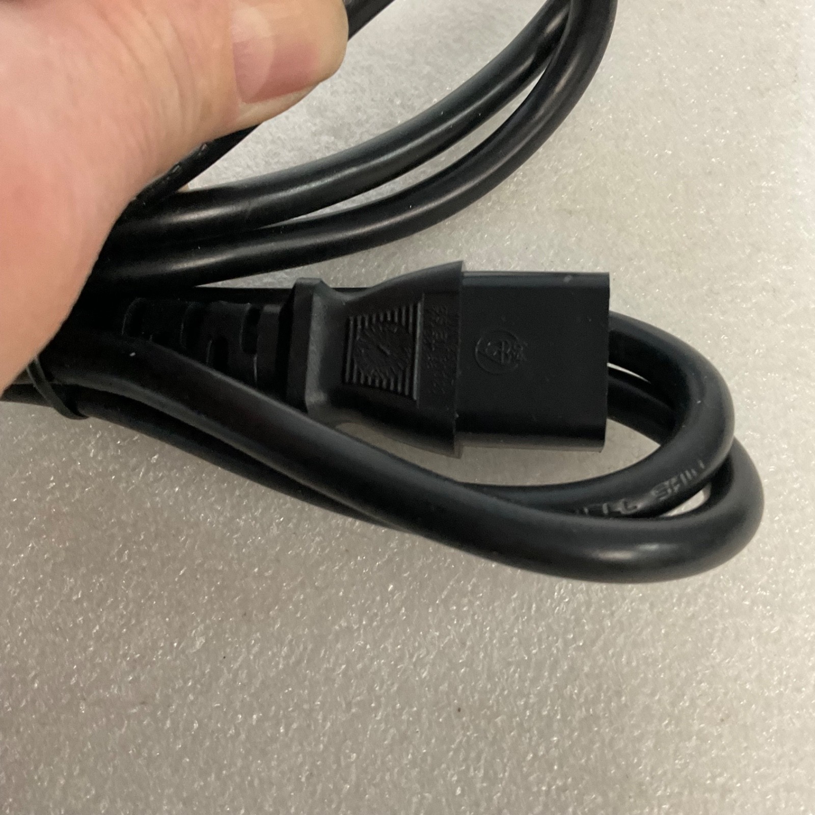 UK BS1363 to IEC C13 Power Cord Black 72 in - Image 3