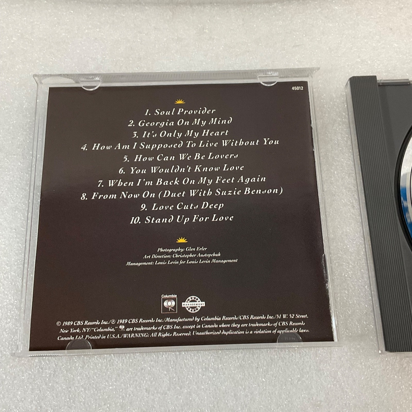Michael Bolton Soul Provider CD 1989 Columbia CK 45012 Soft Rock Pop Ballads - Image 13