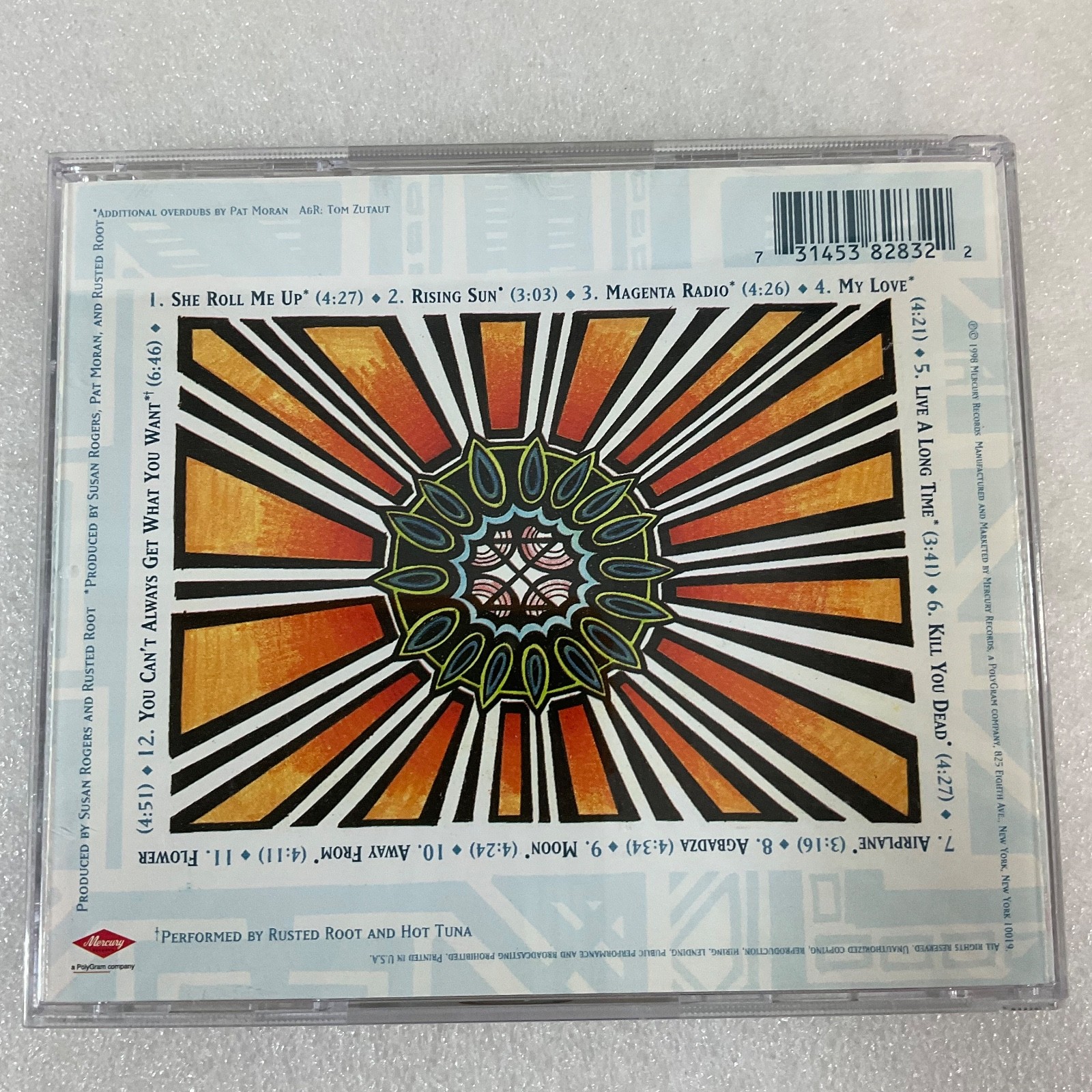 Rusted Root Self-Titled CD 1998 Mercury Records World Fusion Rock - Image 2