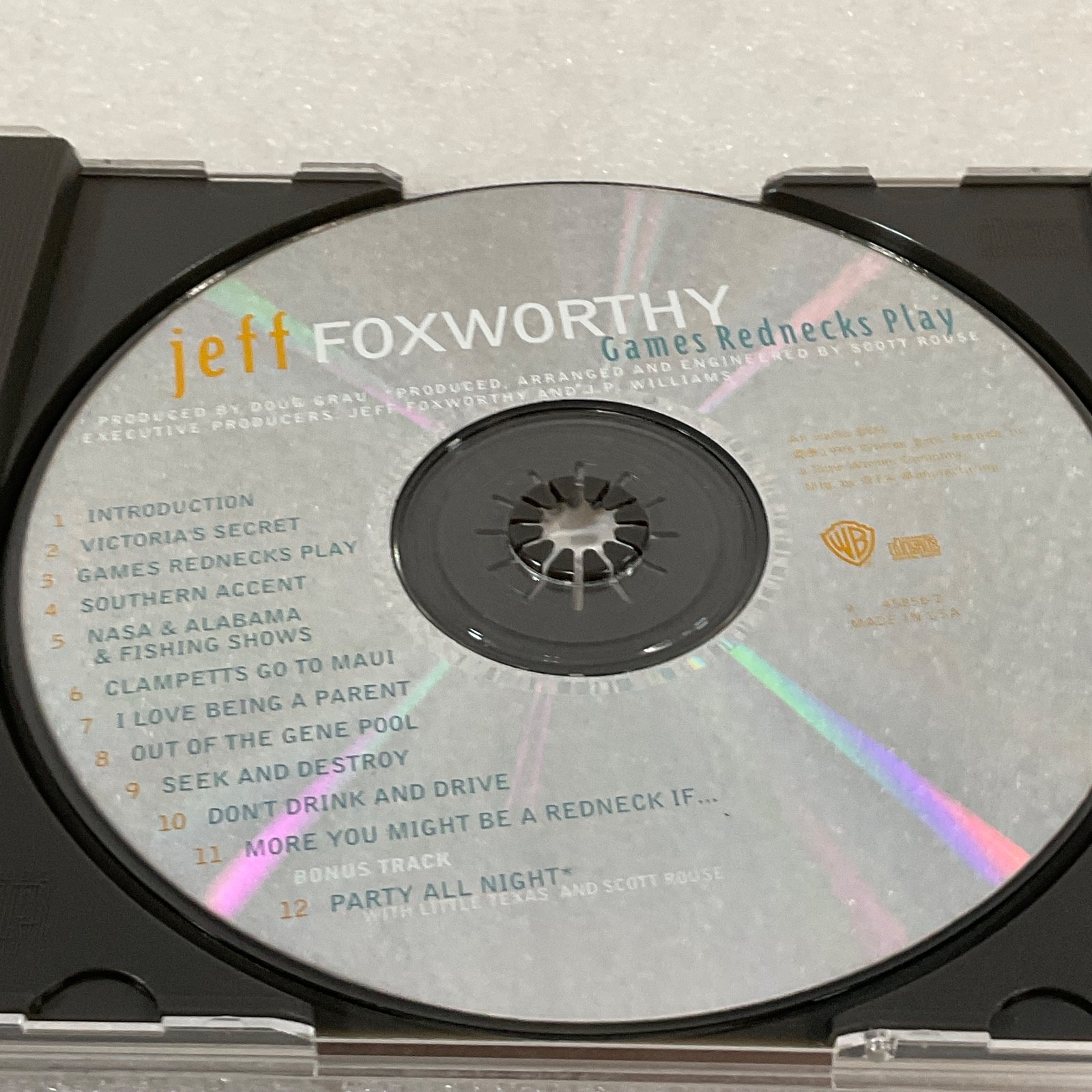 Jeff Foxworthy Games Rednecks Play Comedy CD Warner Bros 1996 - Image 13