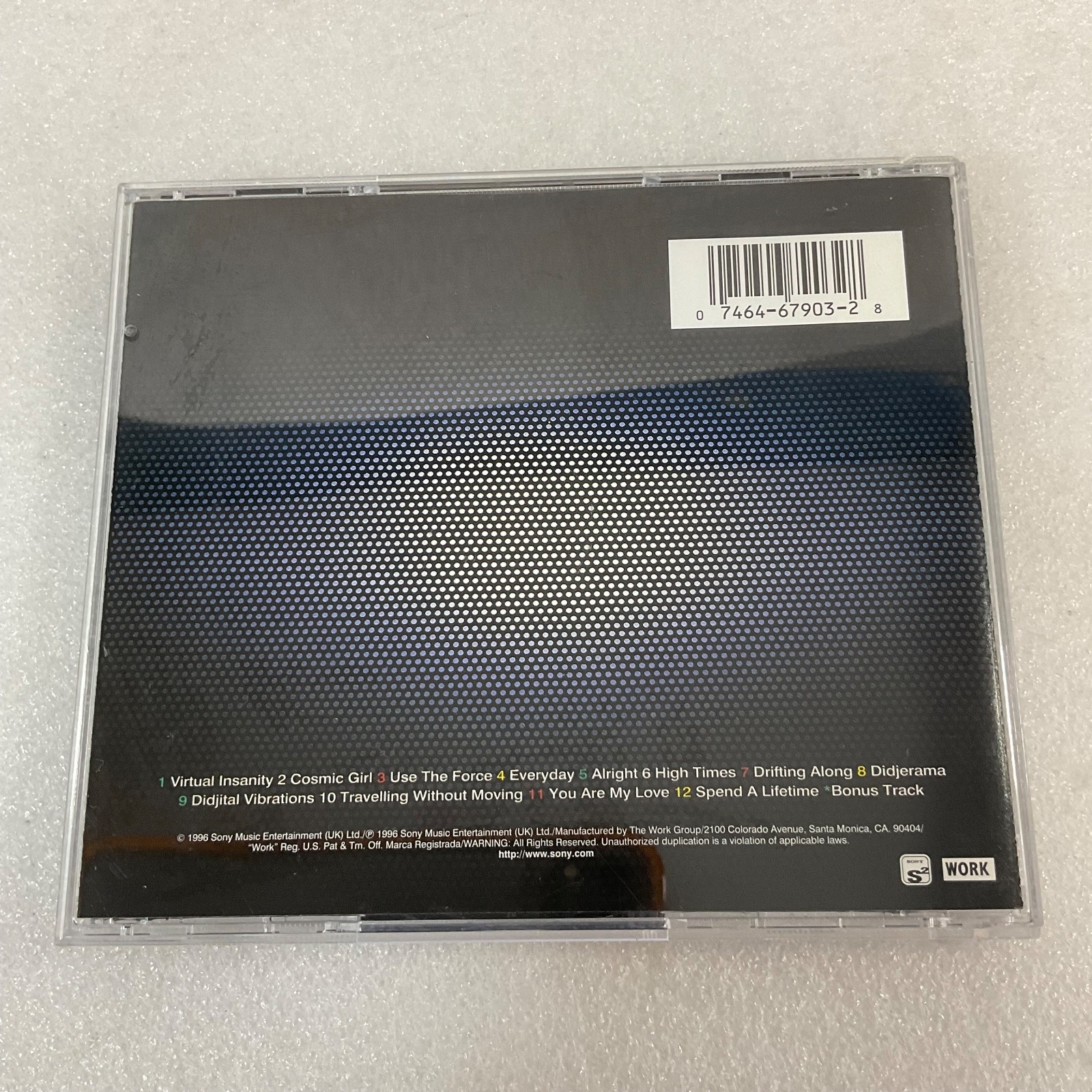 Jamiroquai Travelling Without Moving CD 1996 WORK Bonus Track - Image 2
