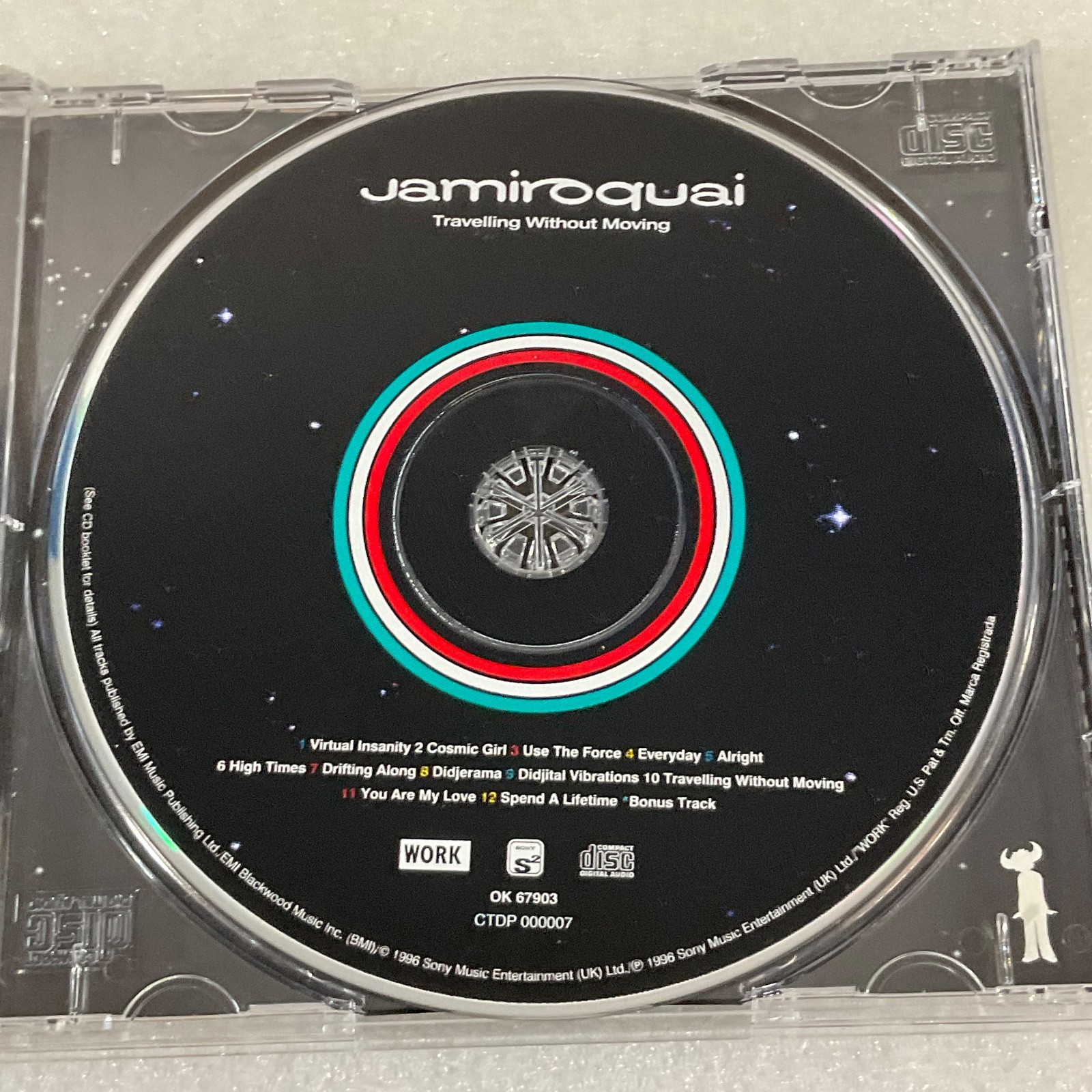 Jamiroquai Travelling Without Moving CD 1996 WORK Bonus Track - Image 14