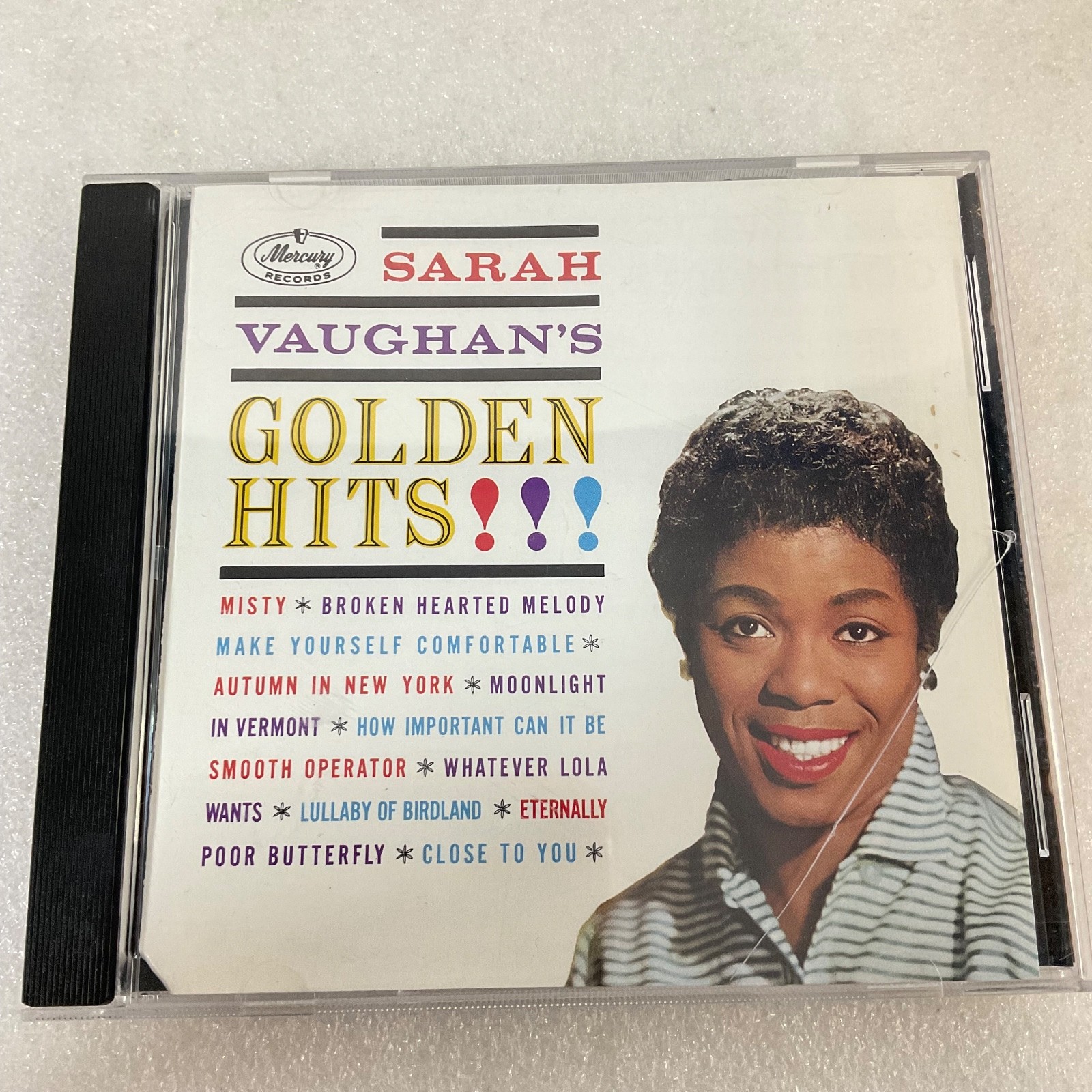 Sarah Vaughan Golden Hits CD Mercury Jazz Vocal Compilation Bonus Tracks - Image 1
