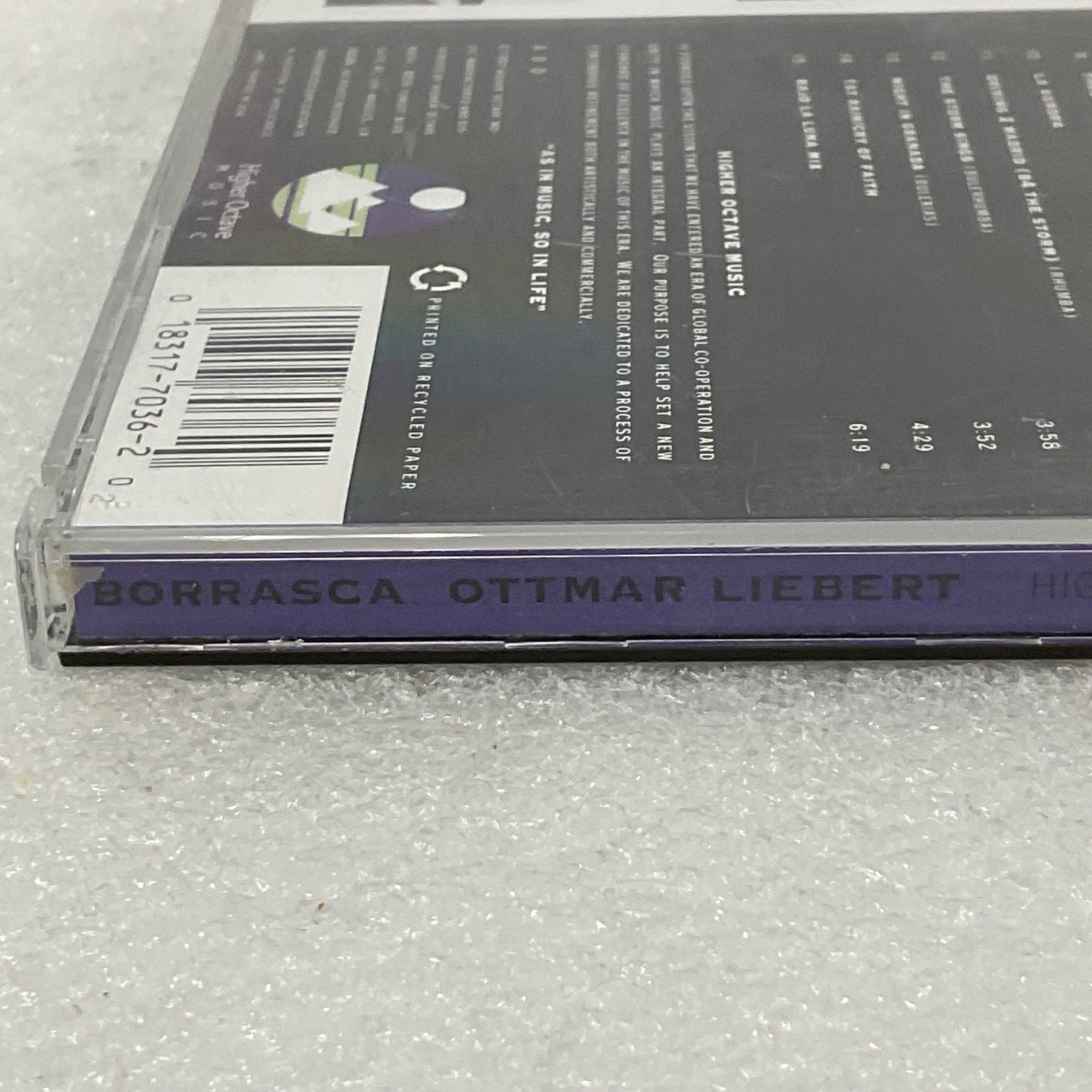 Ottmar Liebert Borrasca CD 1991 Higher Octave Music Luna Negra - Image 4
