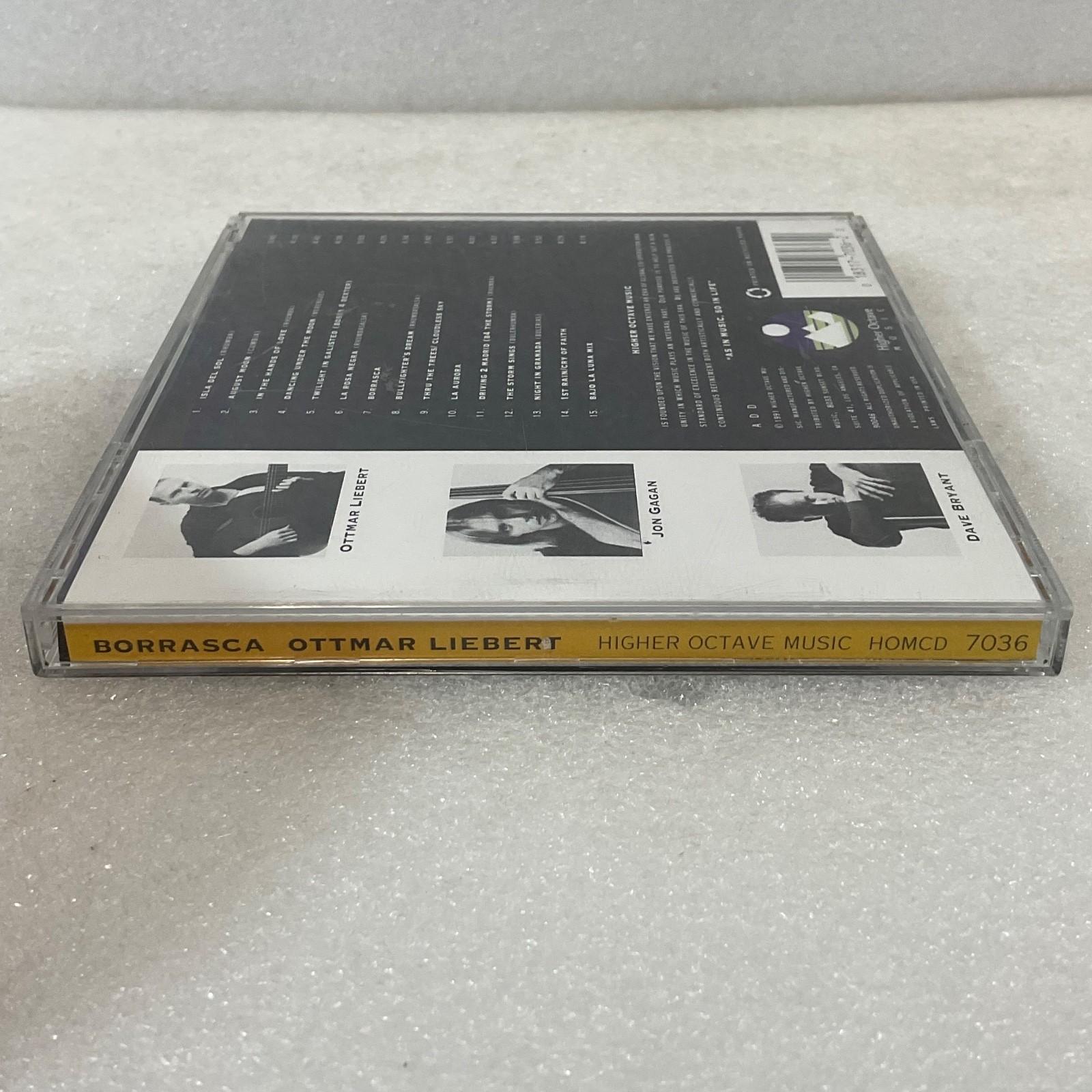 Ottmar Liebert Borrasca CD 1991 Higher Octave Music Luna Negra - Image 7