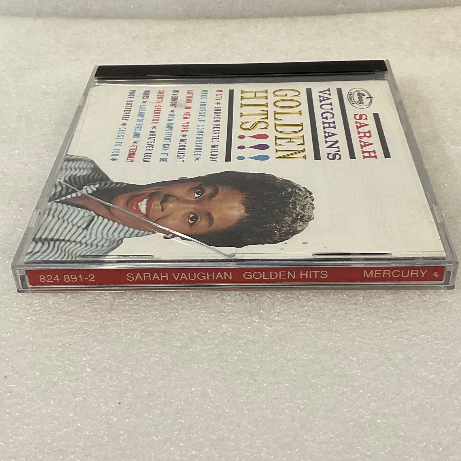 Sarah Vaughan Golden Hits CD Mercury Jazz Vocal Compilation Bonus Tracks - Image 8