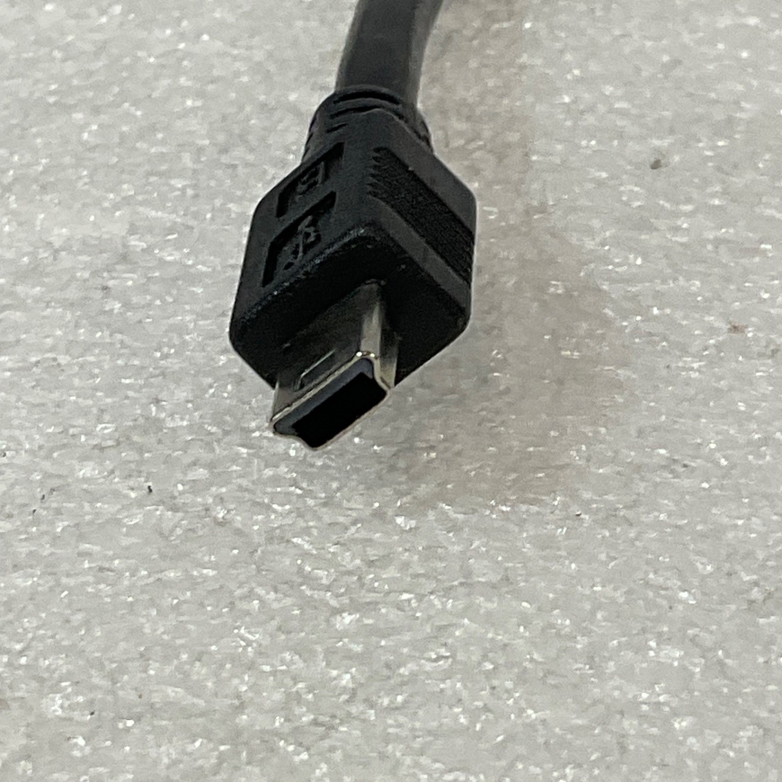 USB Mini-B Male to USB-A Female Adapter Cable 12 in USB 2.0 Shielded - Image 2