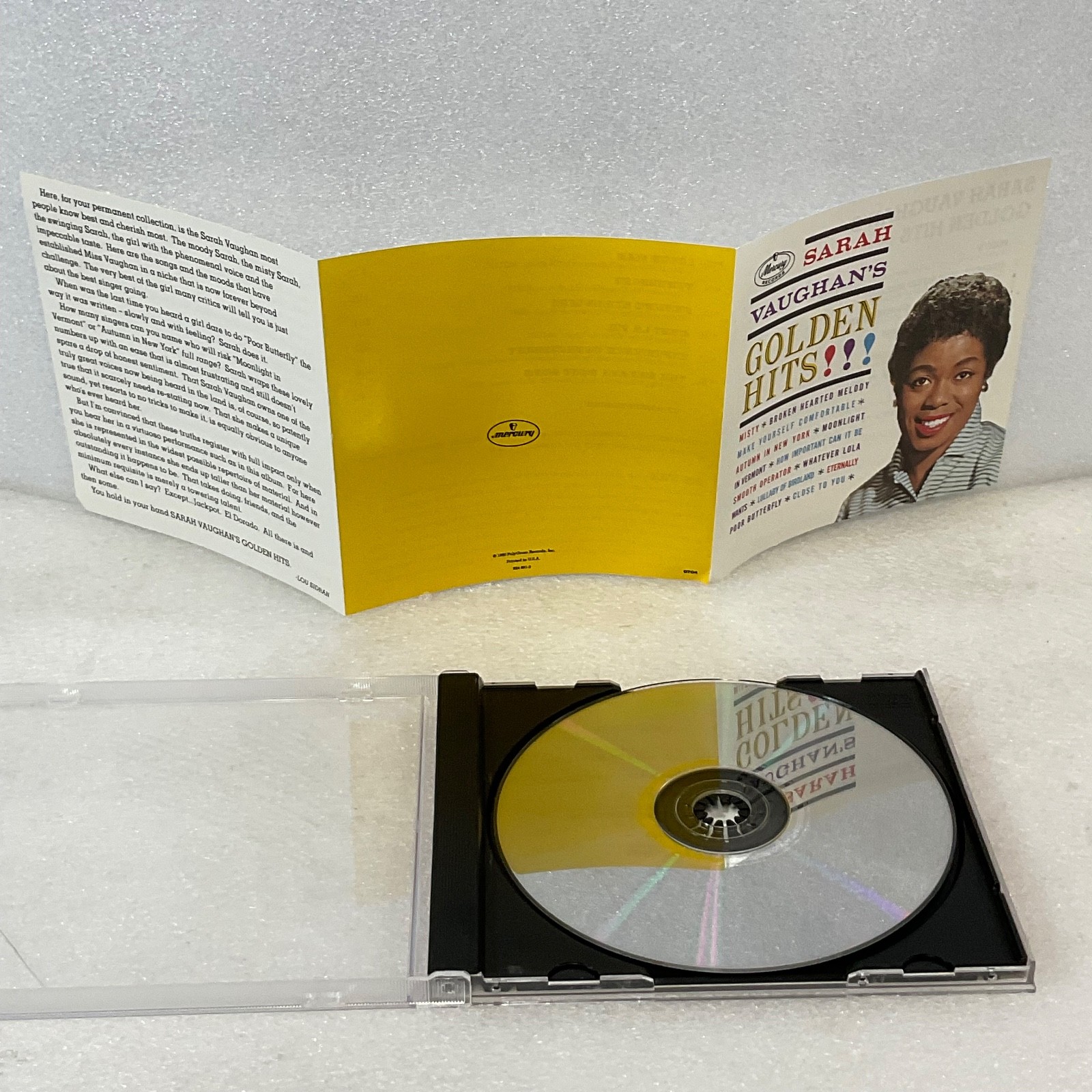 Sarah Vaughan Golden Hits CD Mercury Jazz Vocal Compilation Bonus Tracks - Image 16
