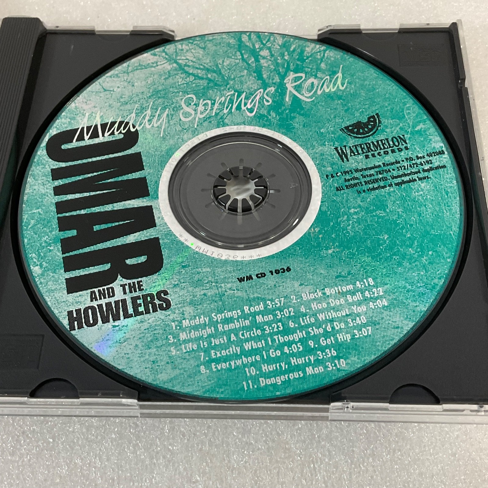 Omar & The Howlers Muddy Springs Road CD 1995 Watermelon Records Blues Rock - Image 14