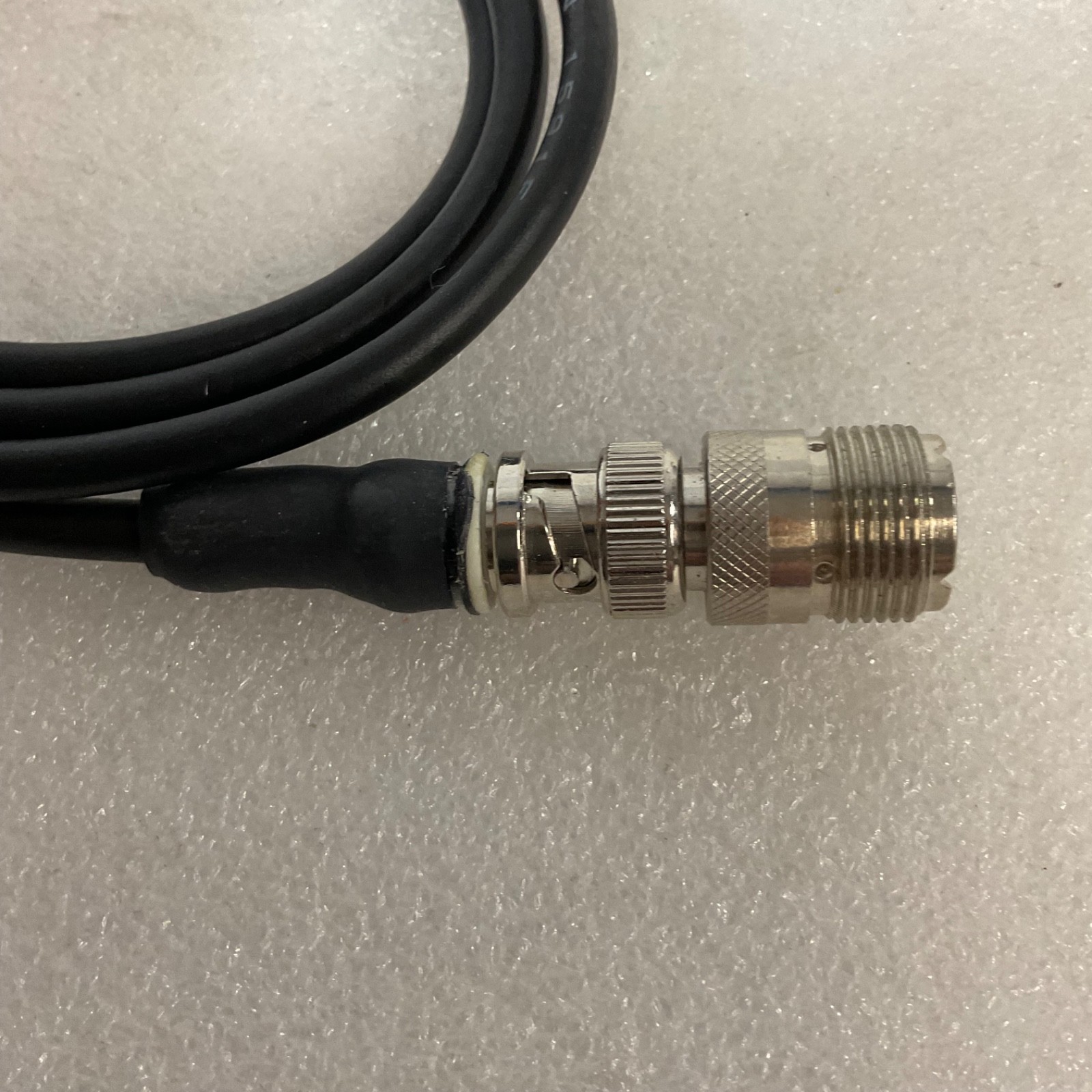 RG58 Coax Cable N Male to SMA Male 40 in Black RF Antenna Jumper - Image 3